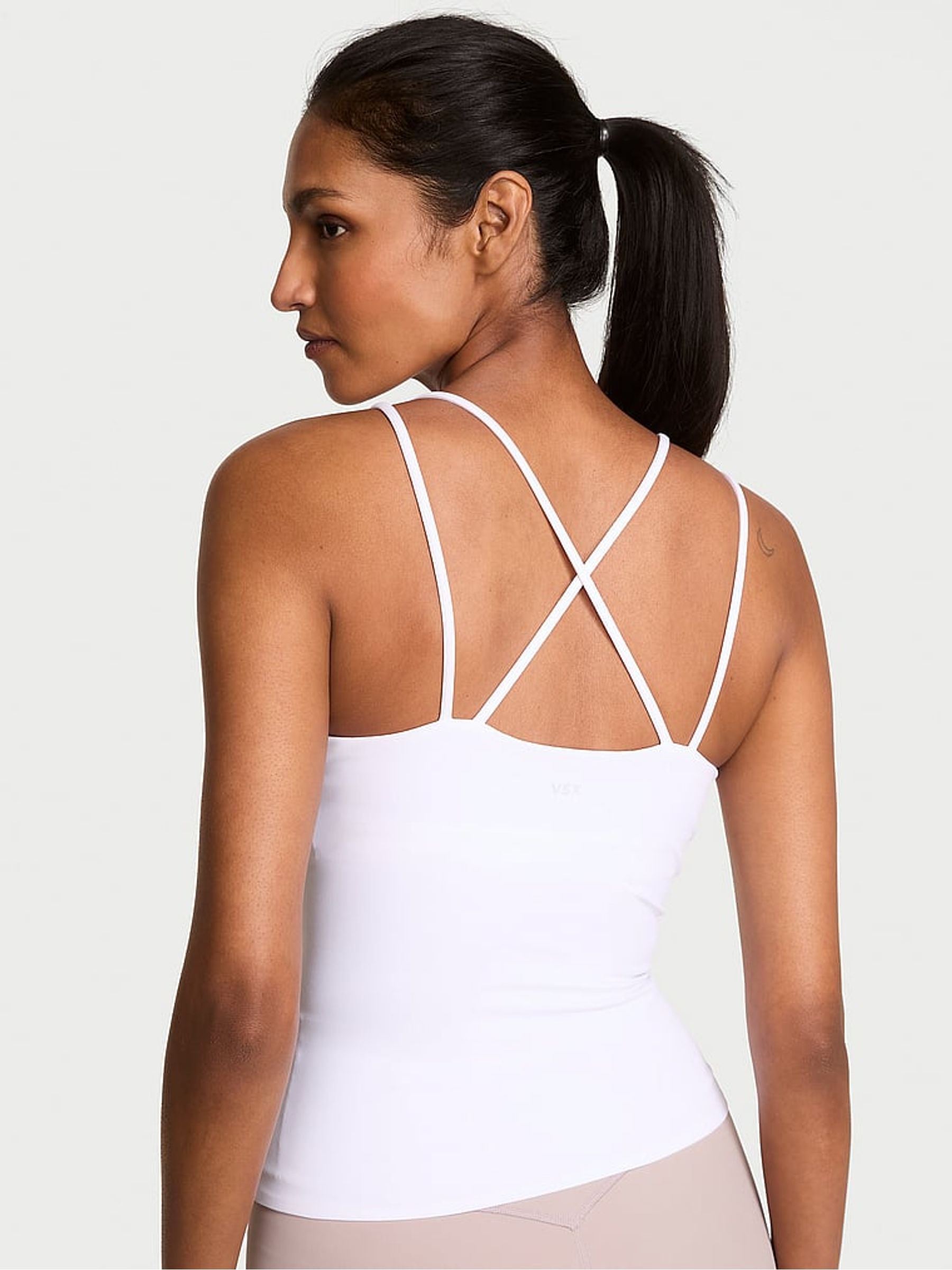 White Elevate™ Strappy Tank Top - Image 2 of 2