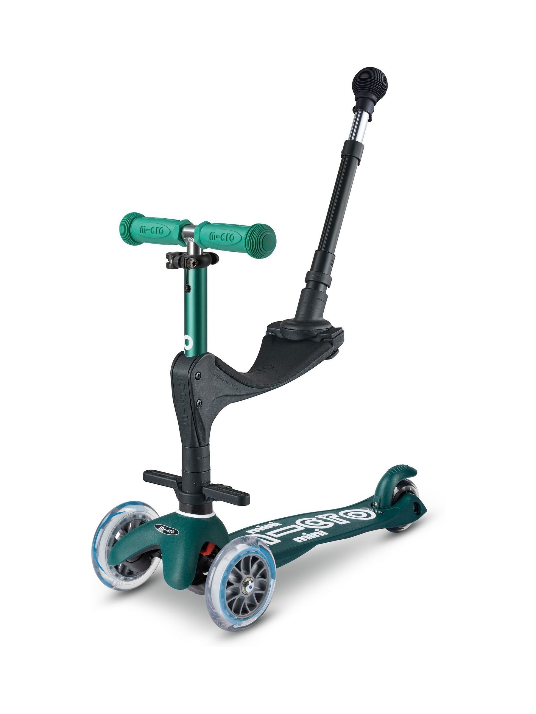 Green MINI 3 IN 1 Push Along Scooter - Image 1 of 5