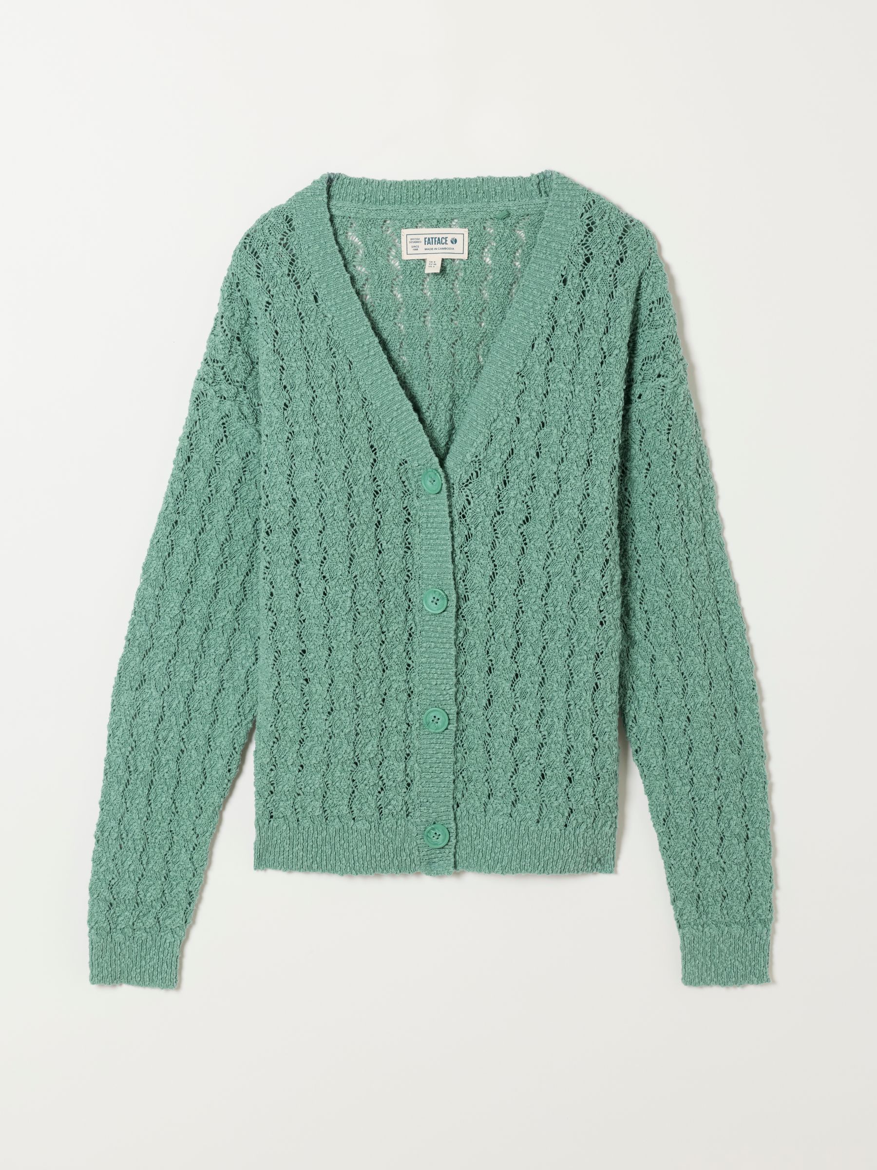 Winnie Green Knitted Cardigan - Image 1 of 1