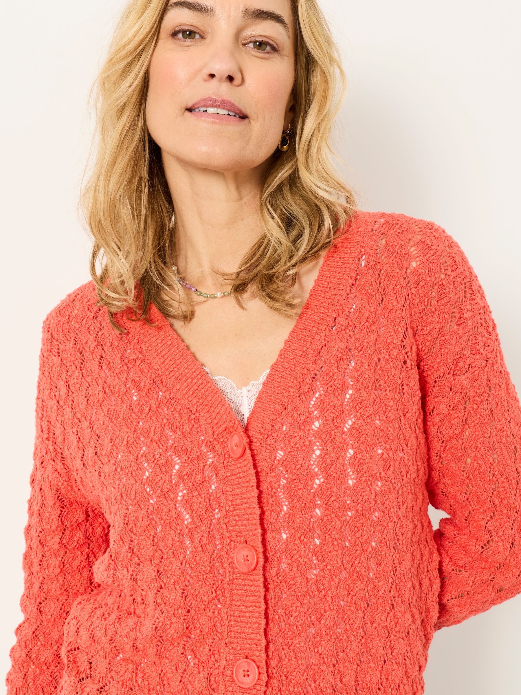 Winnie Red Knitted Cardigan - Image 2 of 5