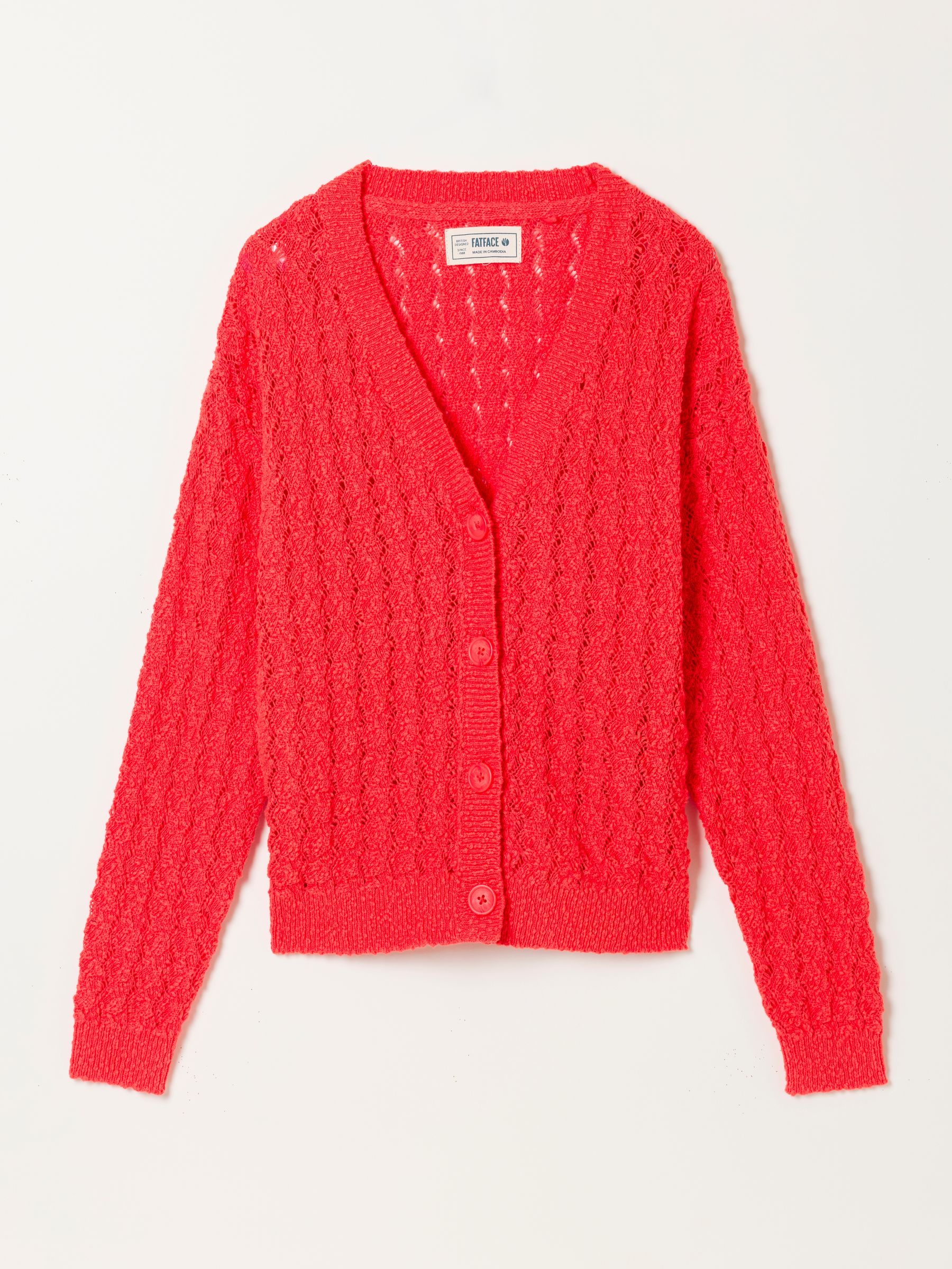 Winnie Red Knitted Cardigan - Image 5 of 5