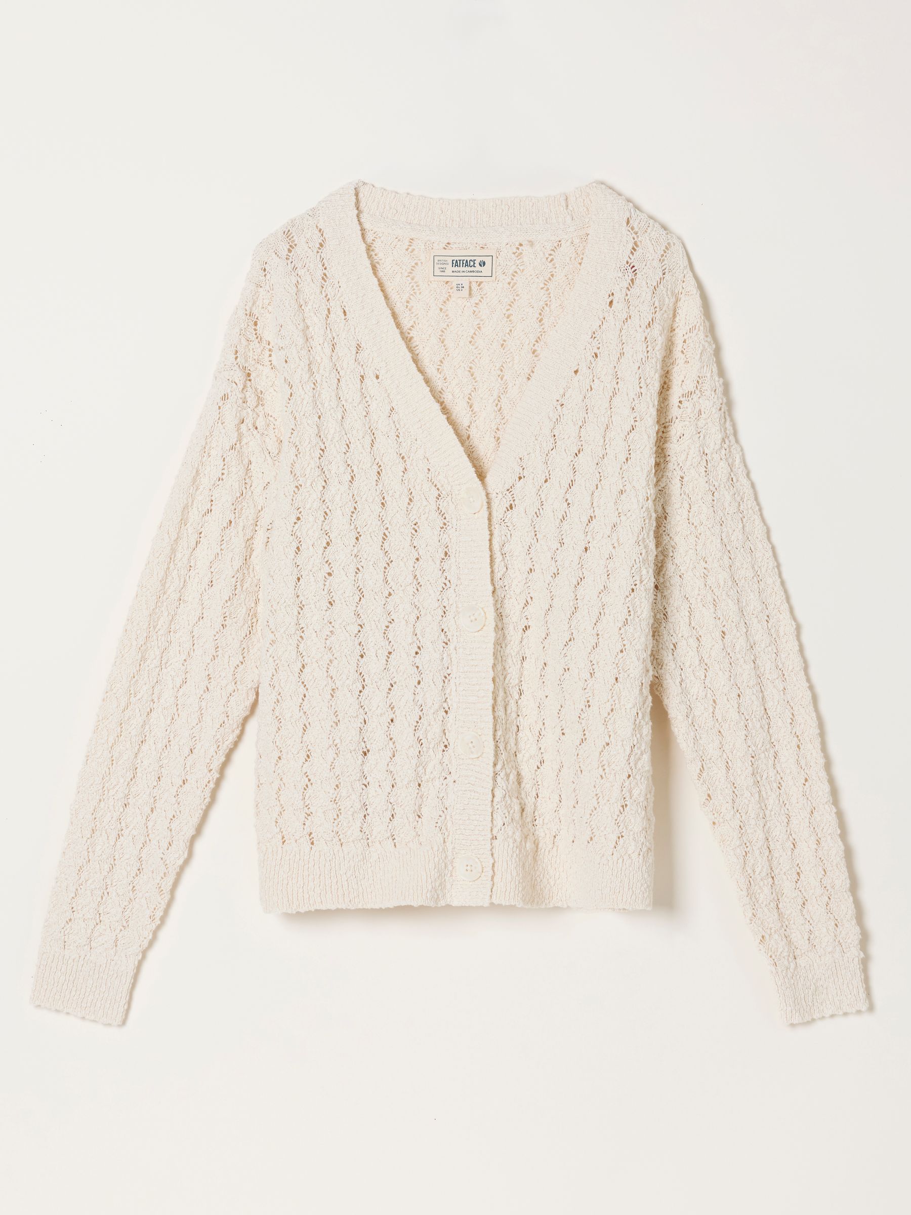 Winnie Natural Knitted Cardigan - Image 6 of 6