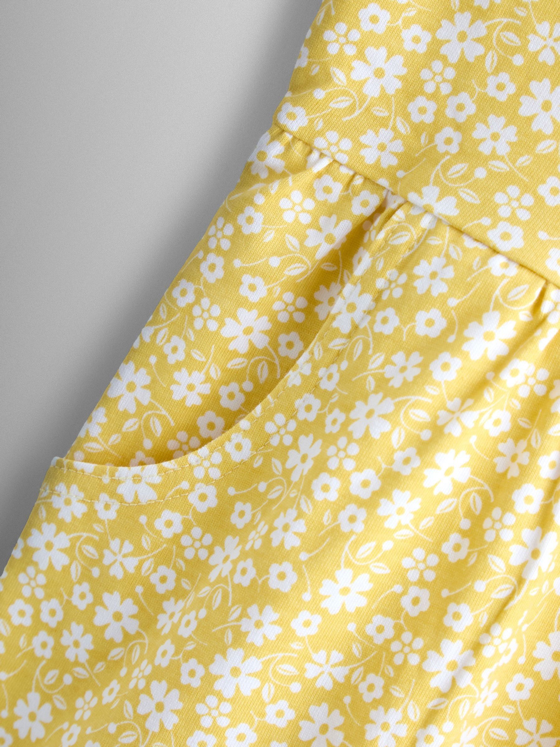 Yellow Ruffle Shoulder Playsuit - Image 4 of 4 Yellow Ruffle Shoulder Playsuit - Image 4 of 4