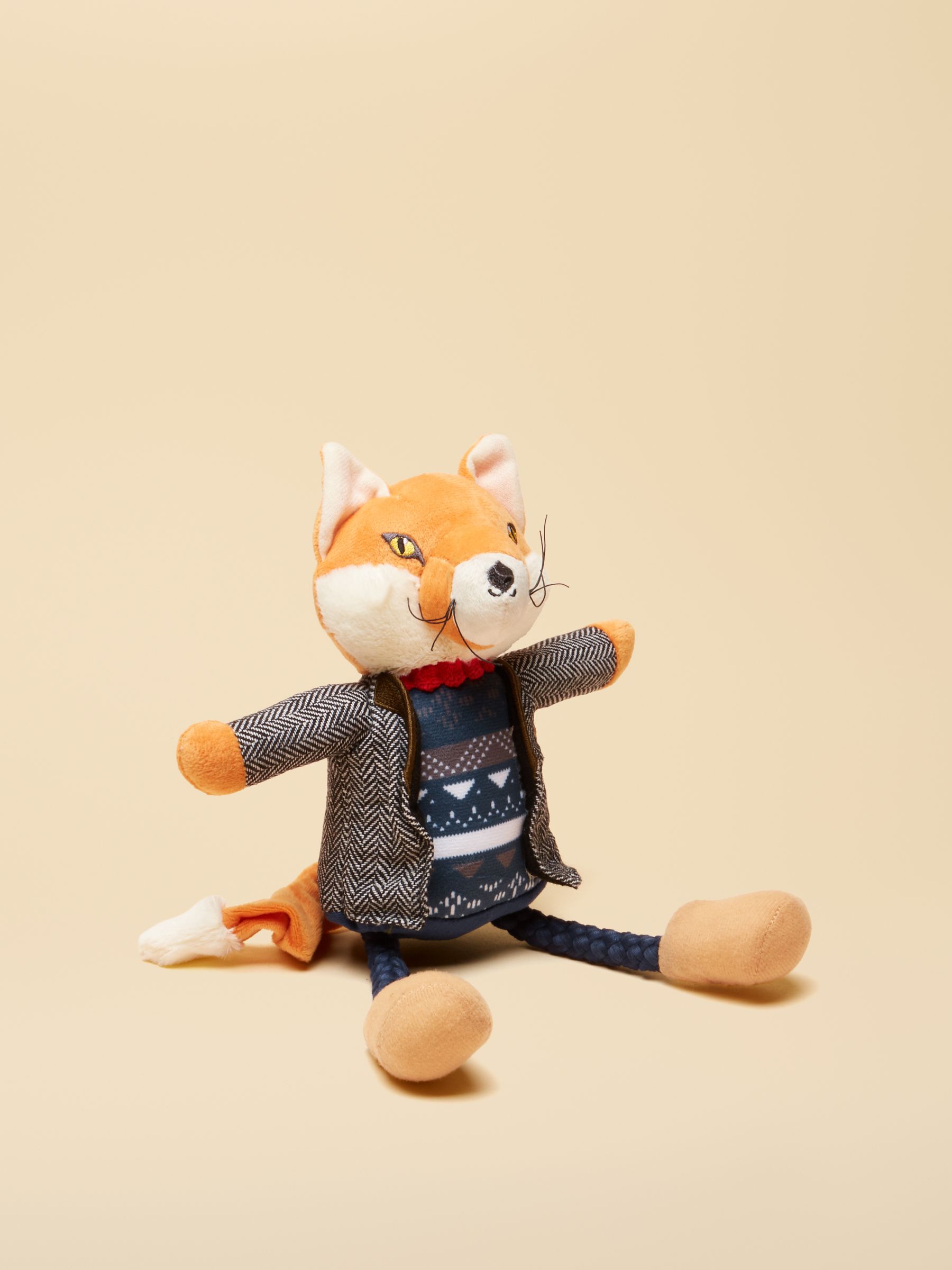 Tweed Jonty Fox Tweed Pet Toy - Image 1 of 5