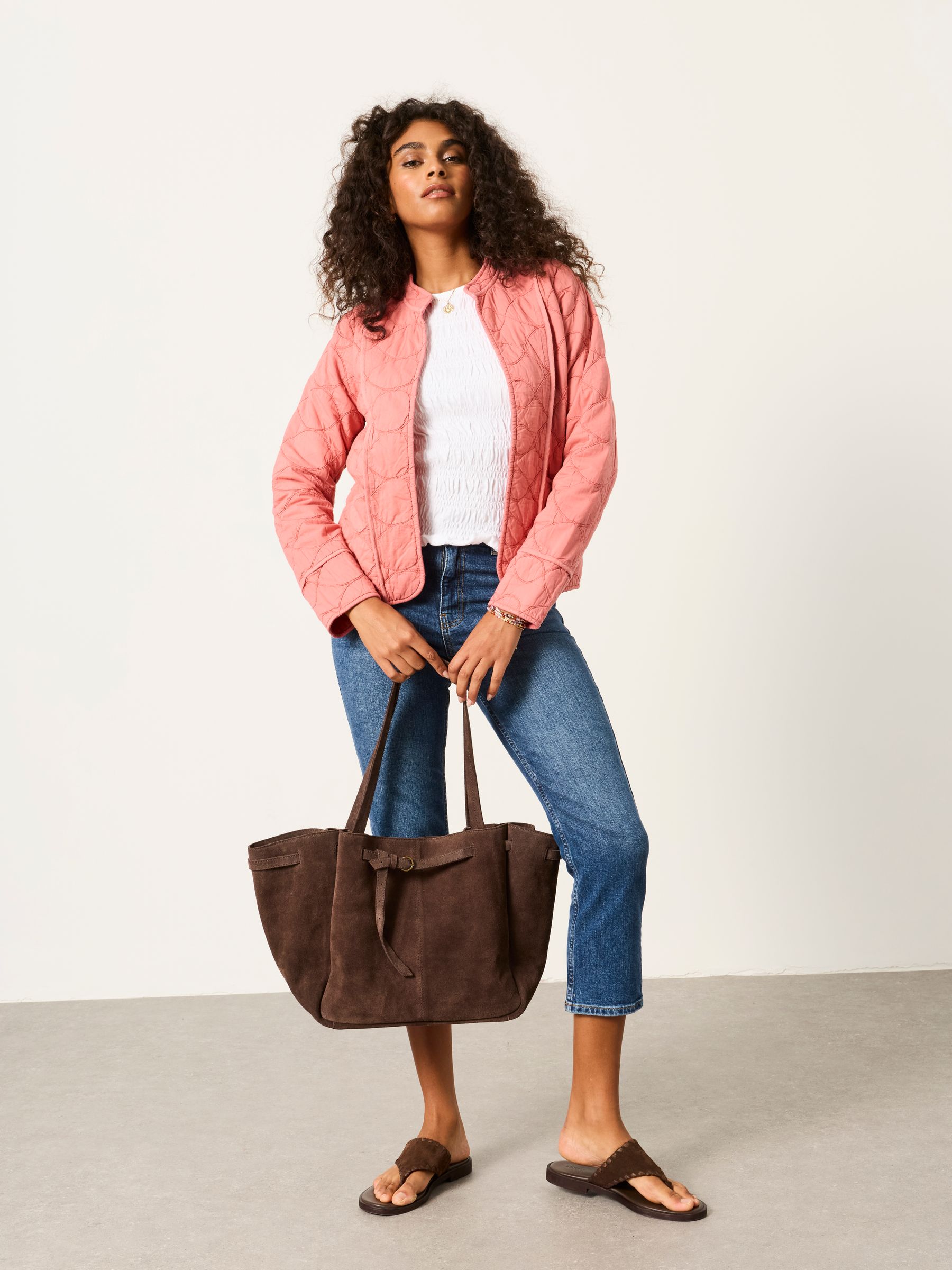 Pink Quilted Jacket - Image 5 of 6