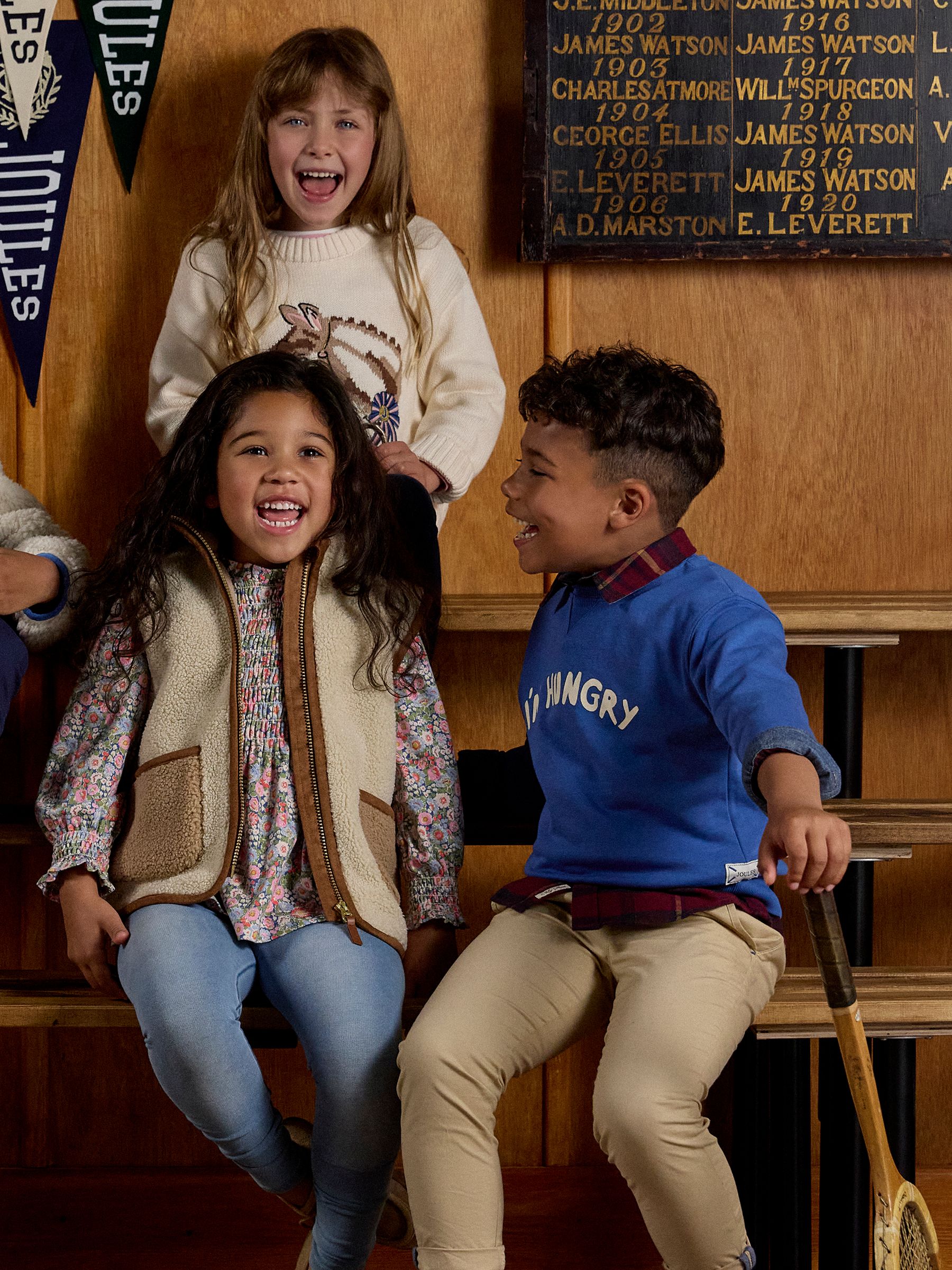 Kids' Sundaze Bright Blue Slogan Crew Neck Sweatshirt - Image 4 of 9