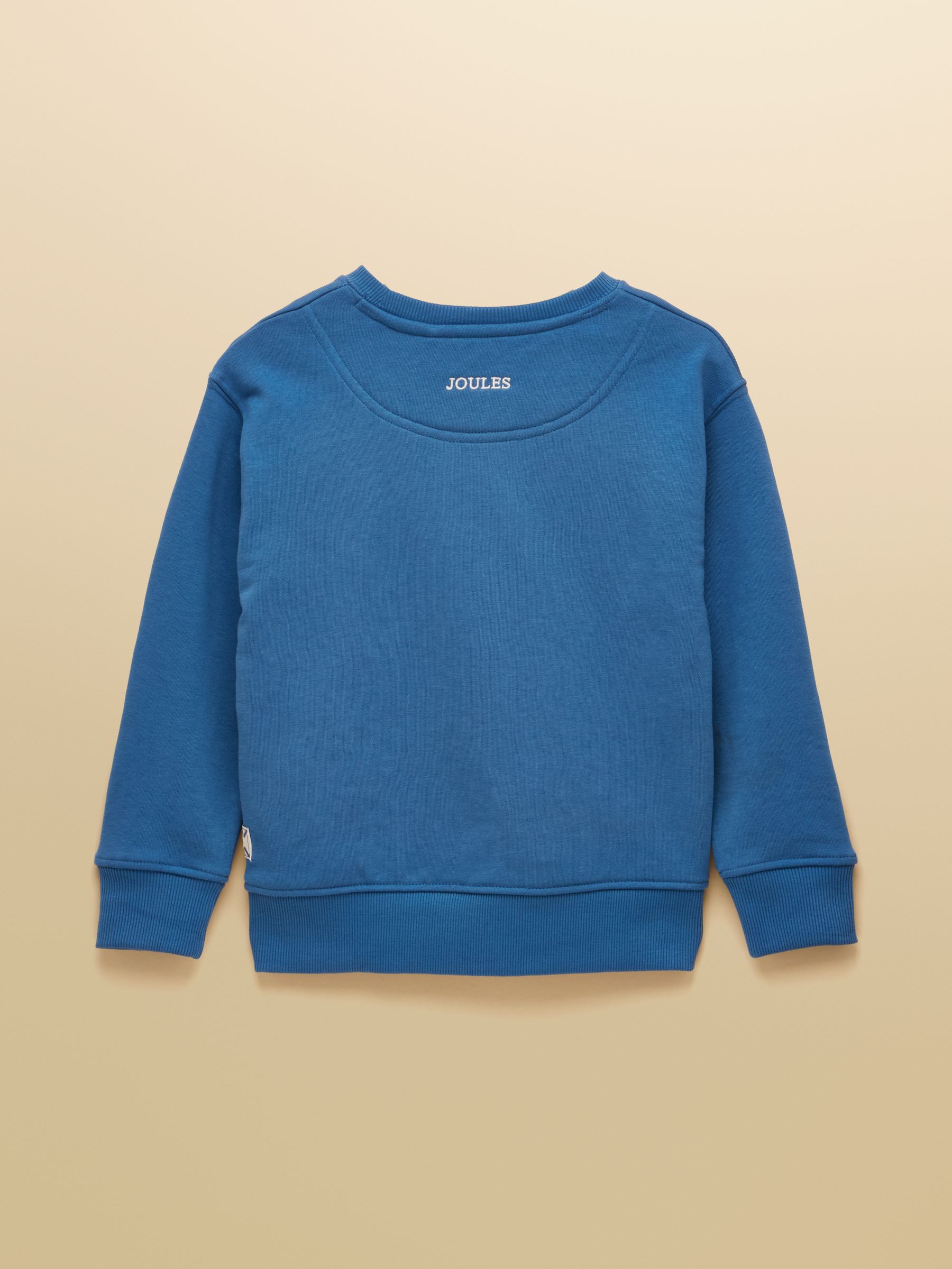 Kids' Sundaze Bright Blue Slogan Crew Neck Sweatshirt - Image 6 of 9