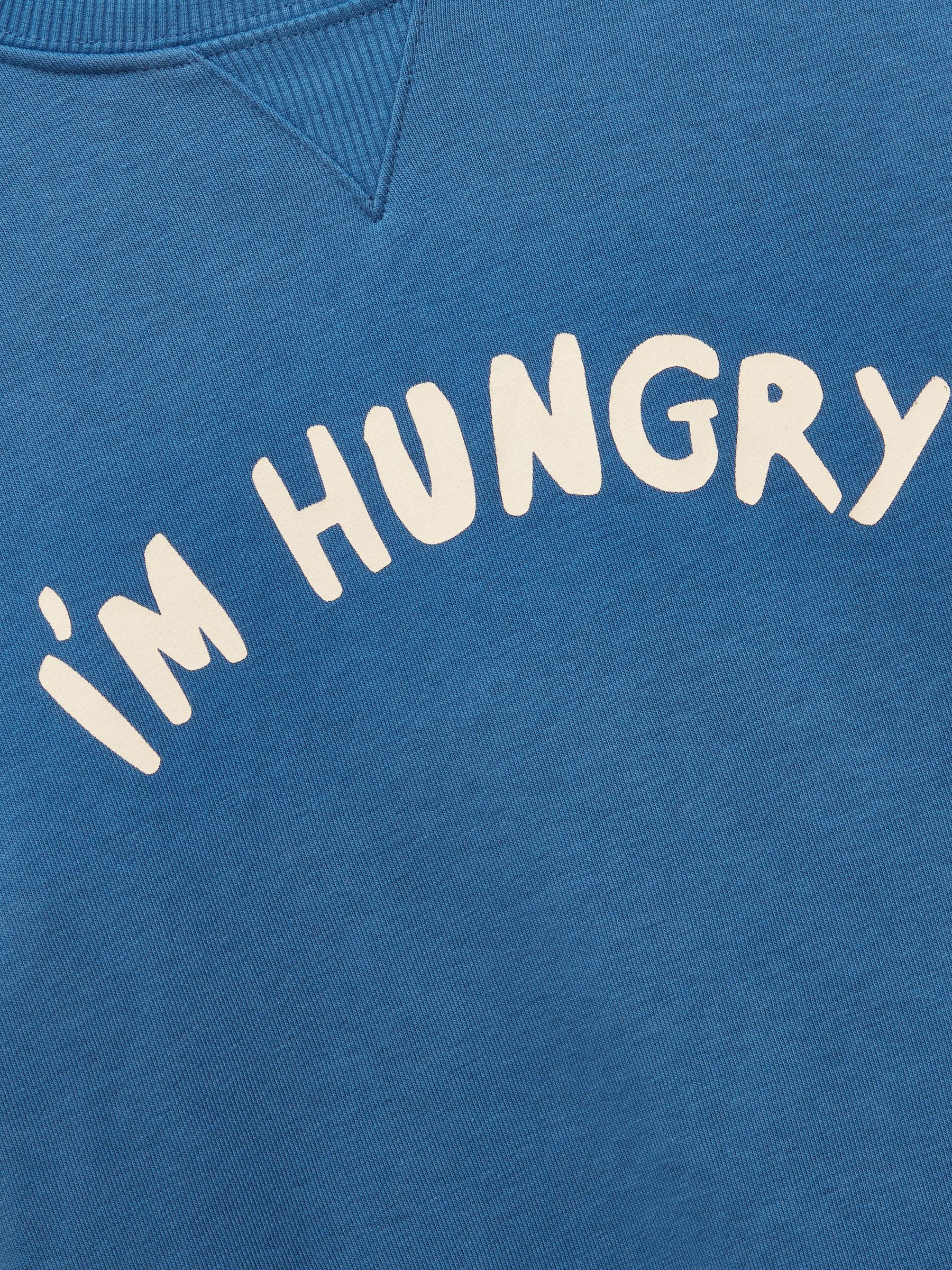 Kids' Sundaze Bright Blue Slogan Crew Neck Sweatshirt - Image 7 of 9