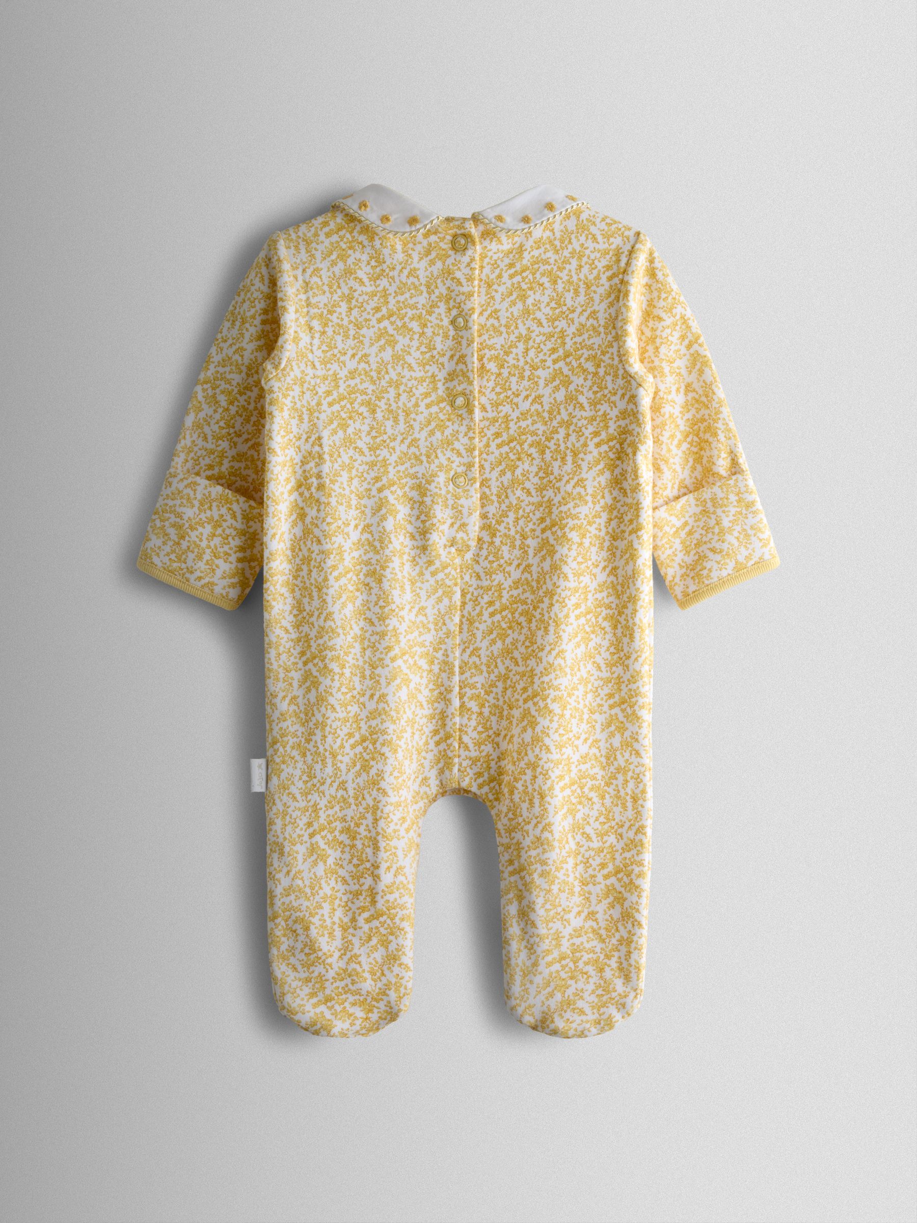 Yellow Pretty Appliqué Sleepsuit - Image 2 of 4