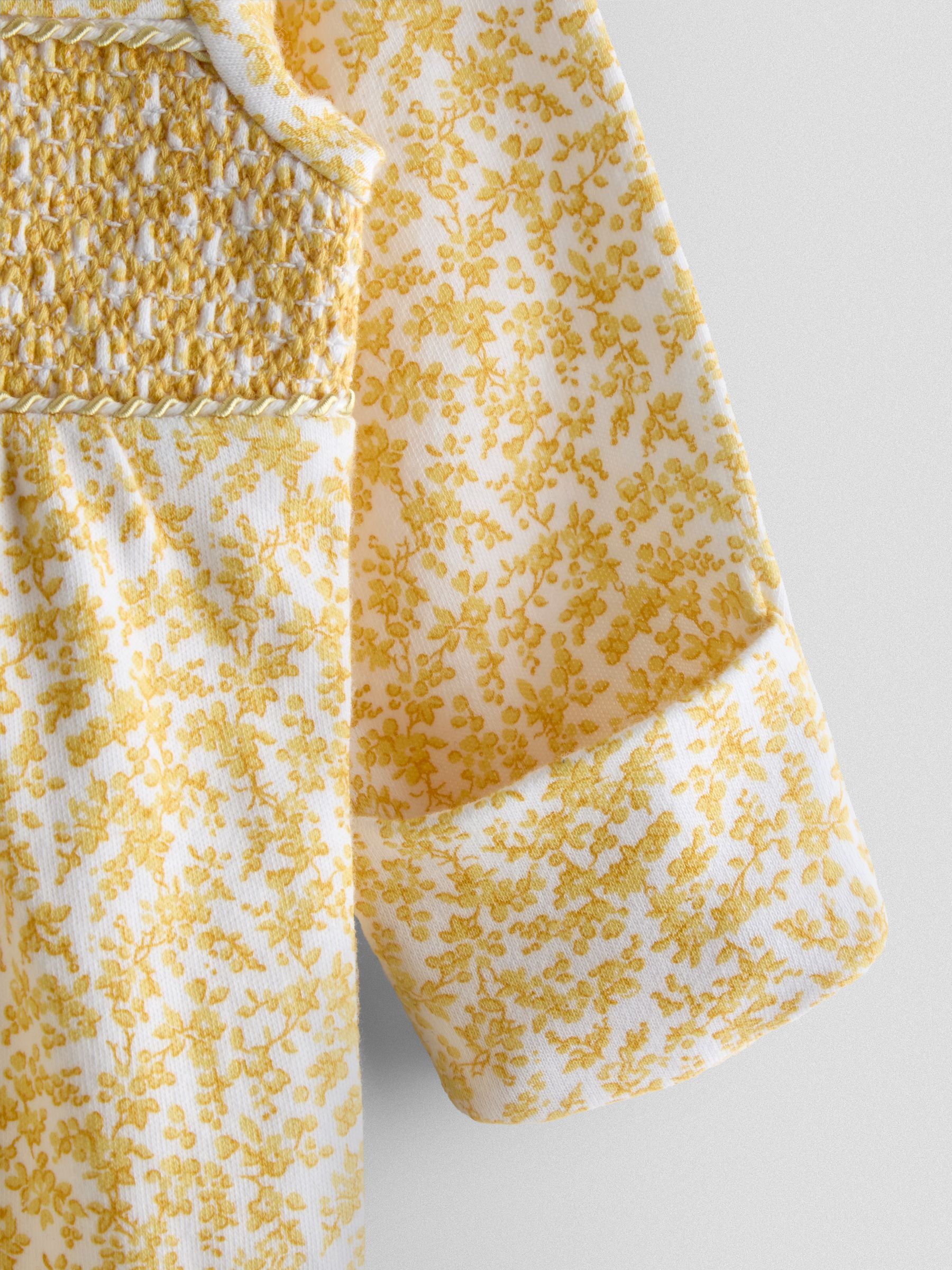 Yellow Pretty Appliqué Sleepsuit - Image 4 of 4