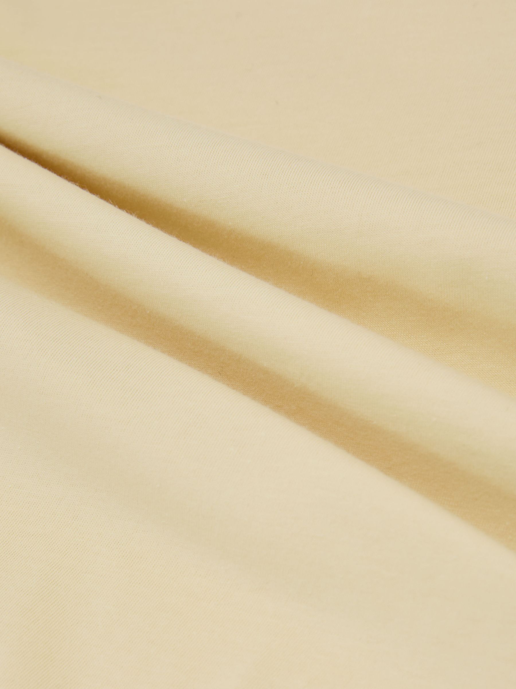 Cotton Crew-Neck Tailored-Fit T-Shirt in Sorbet Yellow - Image 6 of 6