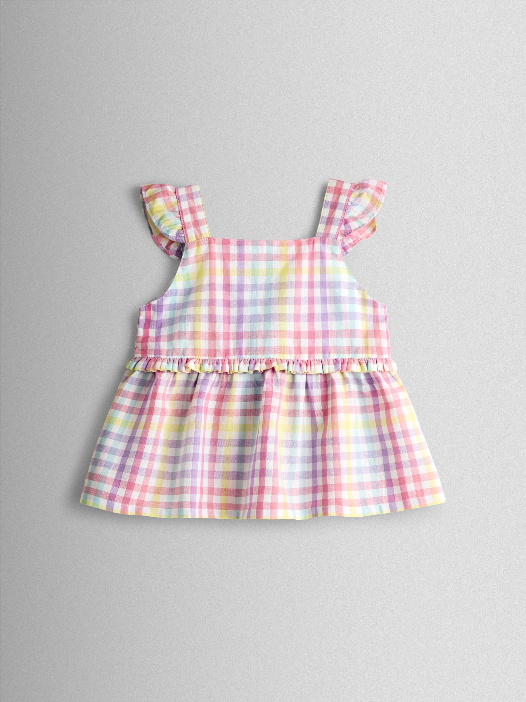 Pink Frill Detail Top & Shorts Set - Image 2 of 6 Pink Frill Detail Top & Shorts Set - Image 2 of 6