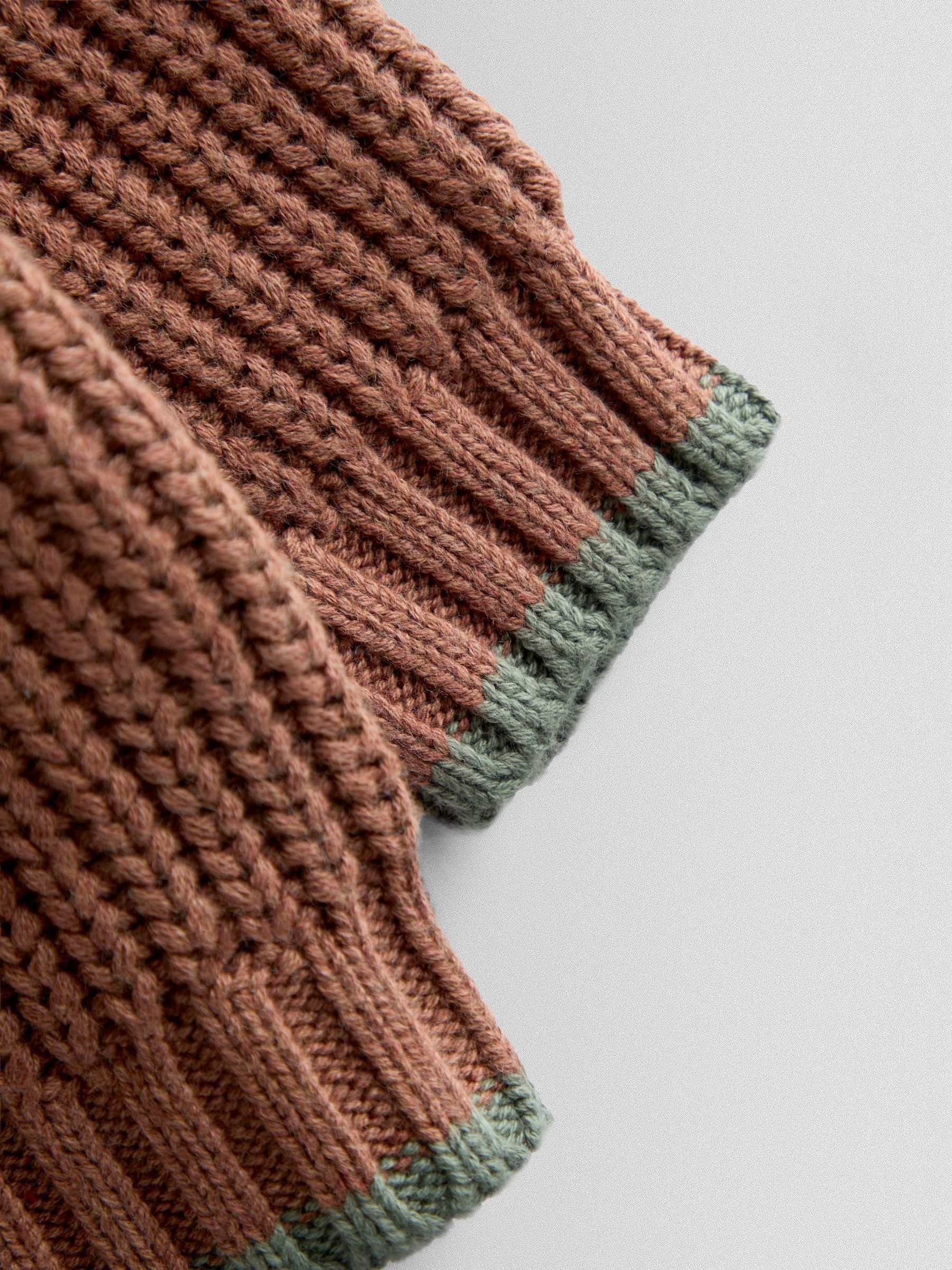 Dark Brown Lion Embroidered Tractor Jumper - Image 4 of 4