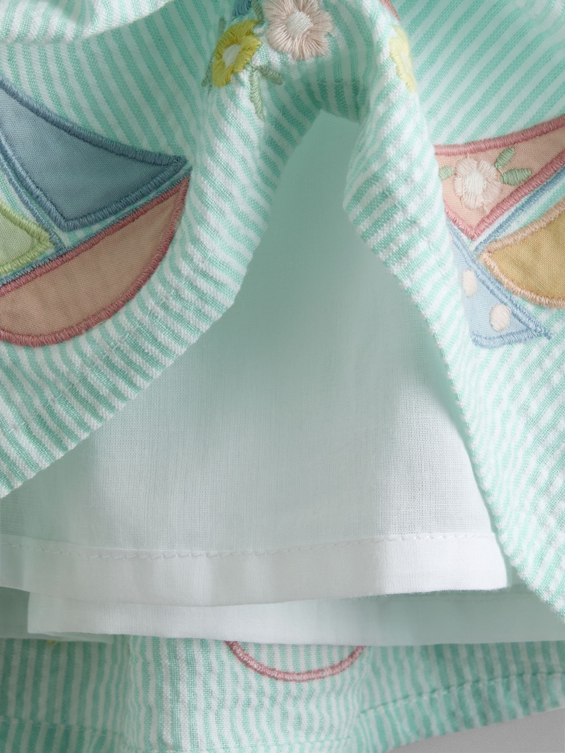 Green Appliqué Smocked Dress - Image 8 of 8