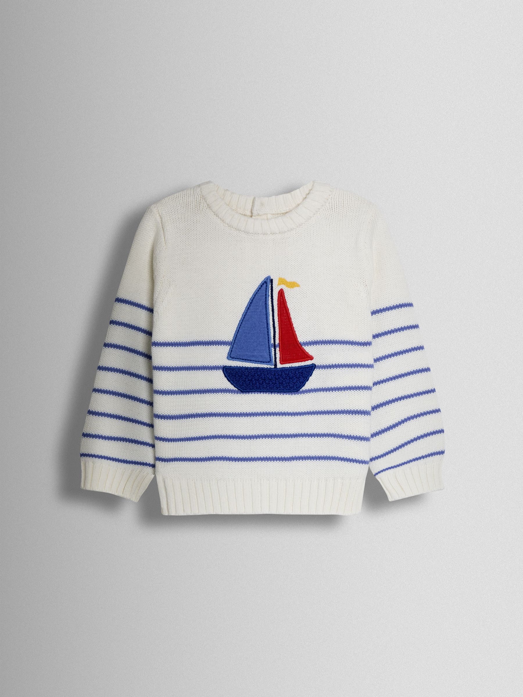 Cream Boat Sailboat Jumper - Image 2 of 4