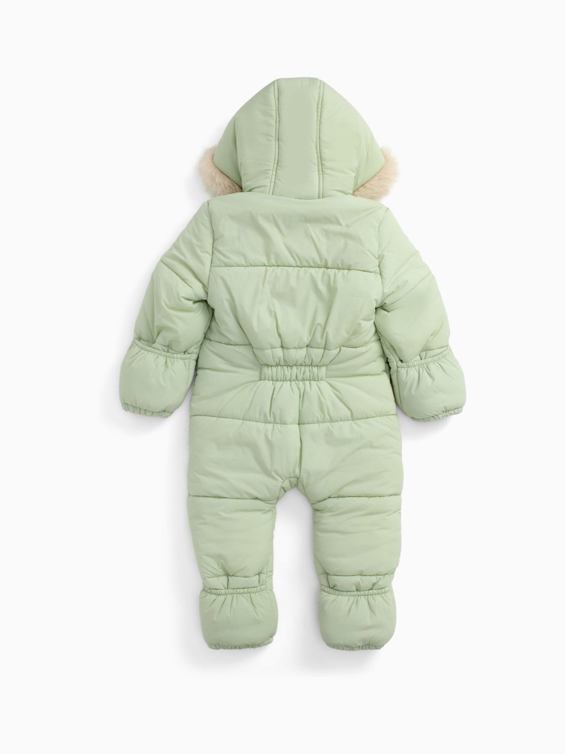 MORI Green Cosy Zip-Up Lined Snowsuit - Image 2 of 7