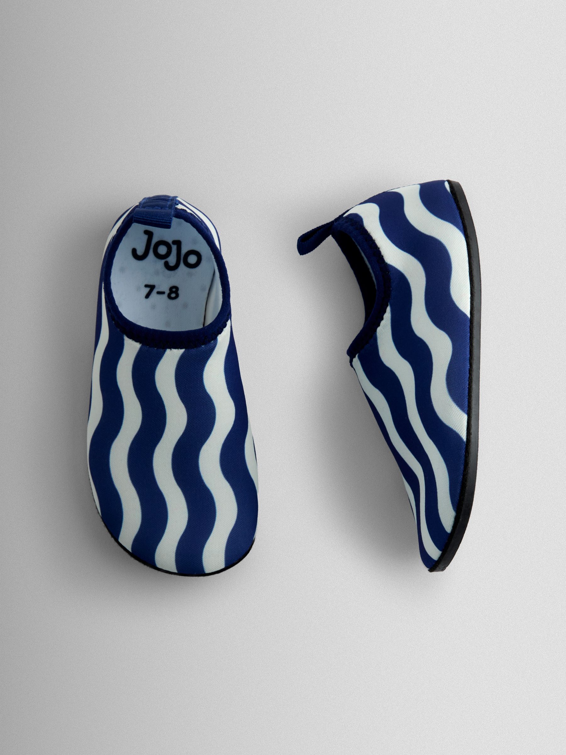 Navy Blue Wavy Swim Shoes - Image 3 of 4