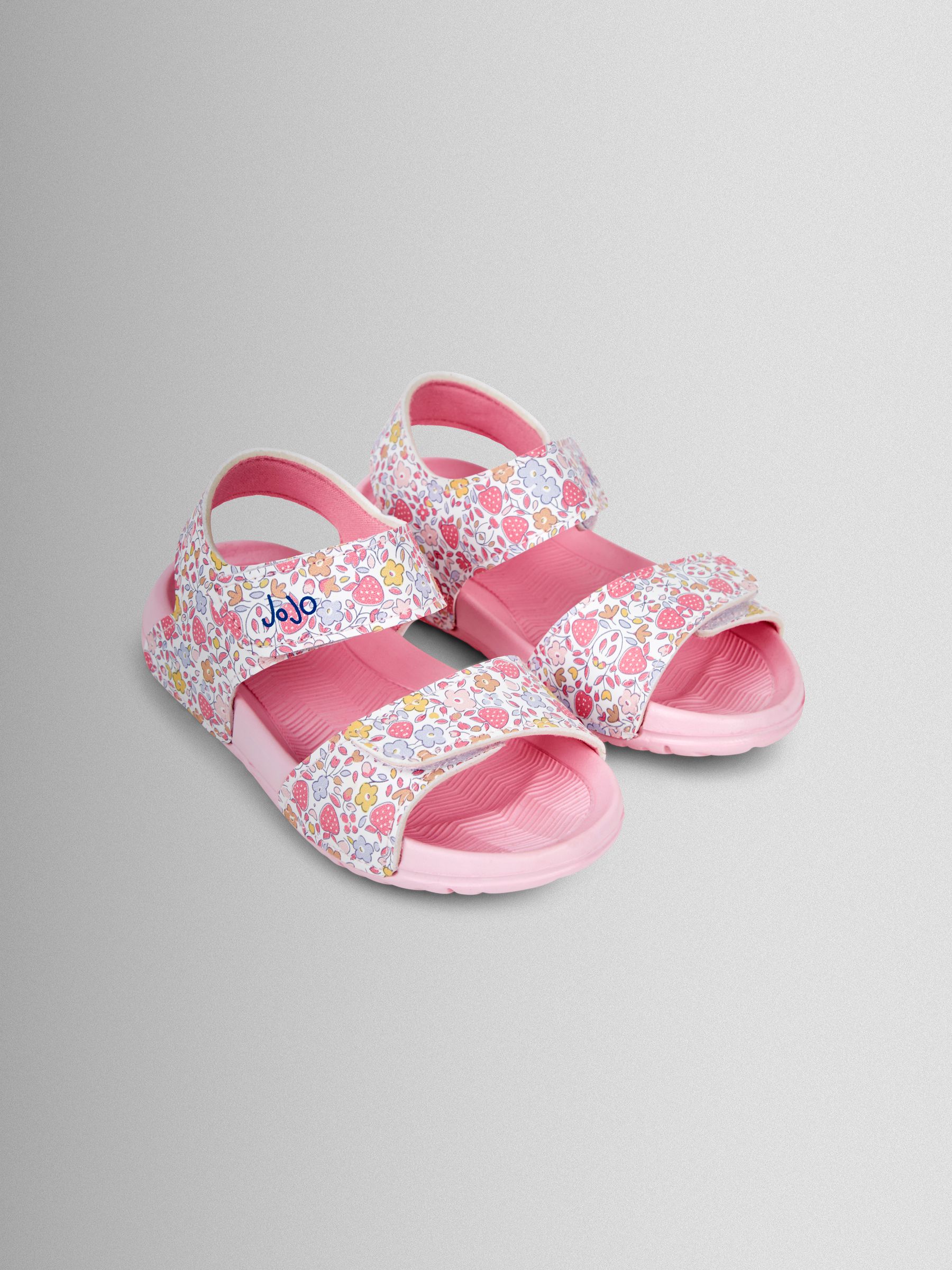 Pink Floral Summer Sandals - Image 1 of 4