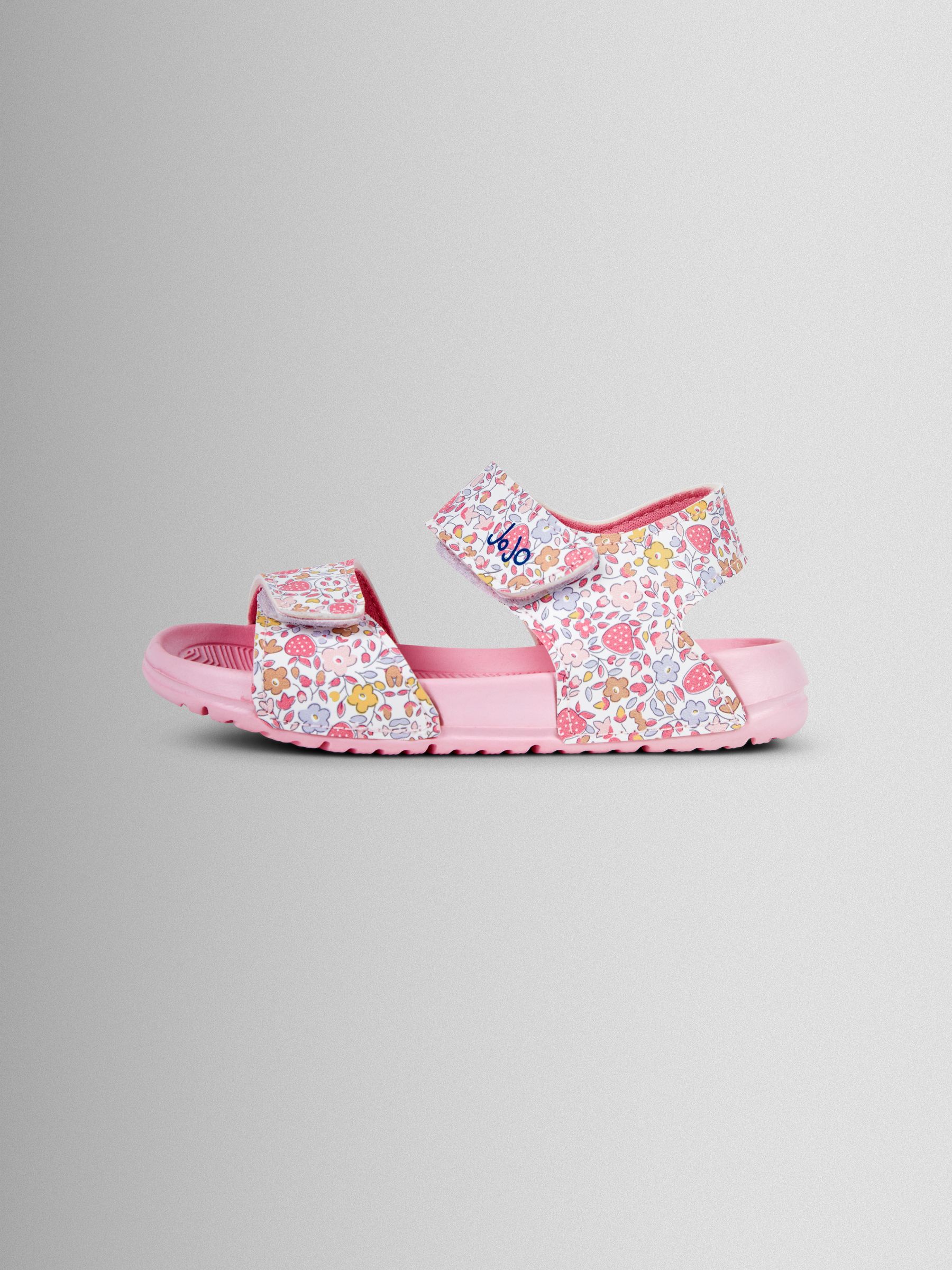 Pink Floral Summer Sandals - Image 4 of 4