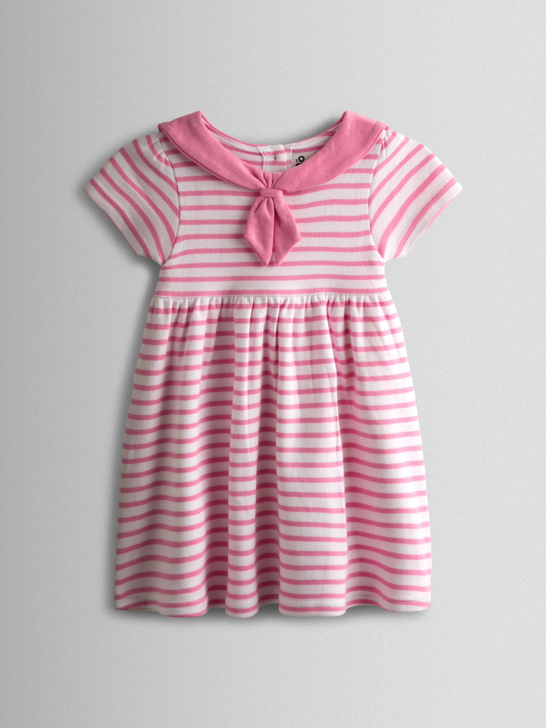 Pink Short Sleeve Sailor Dress - Image 1 of 3