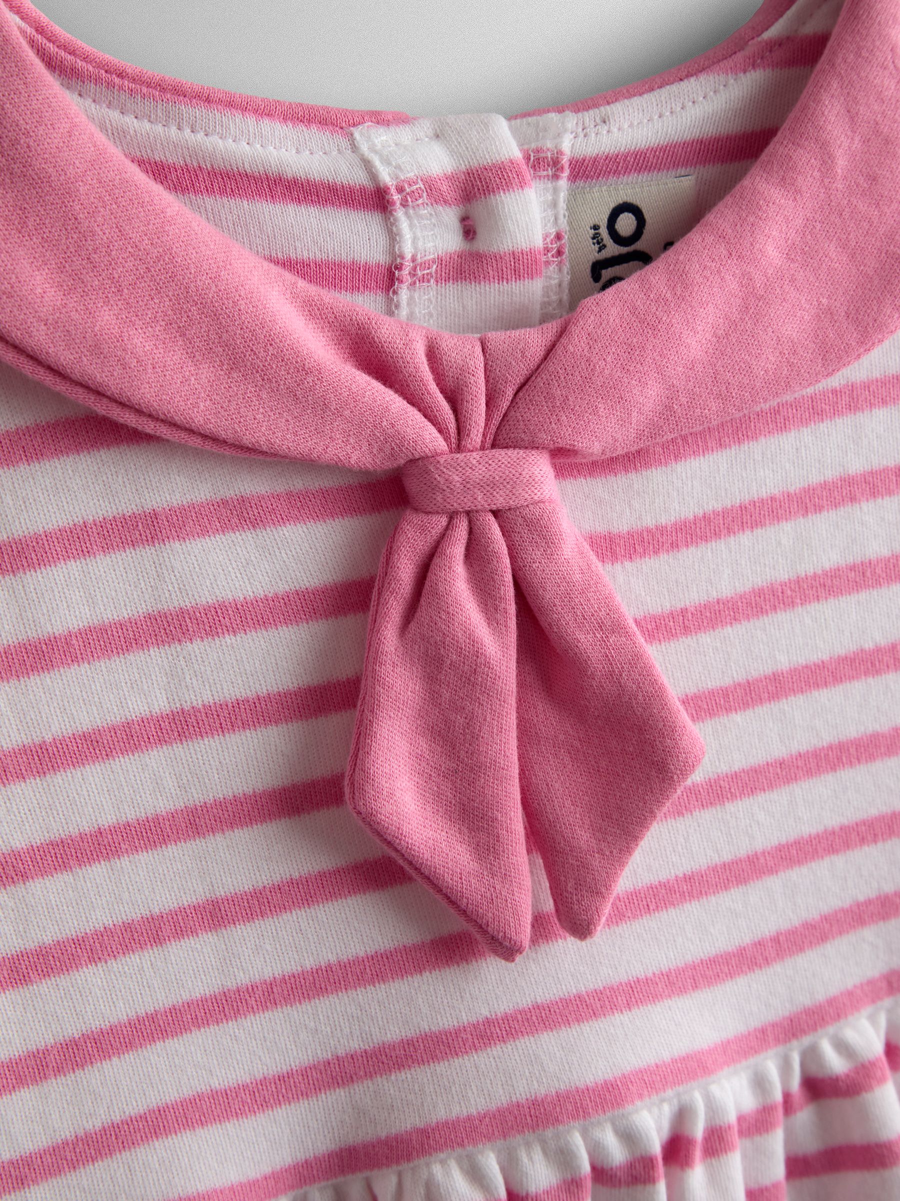 Pink Short Sleeve Sailor Dress - Image 3 of 3 Pink Short Sleeve Sailor Dress - Image 3 of 3