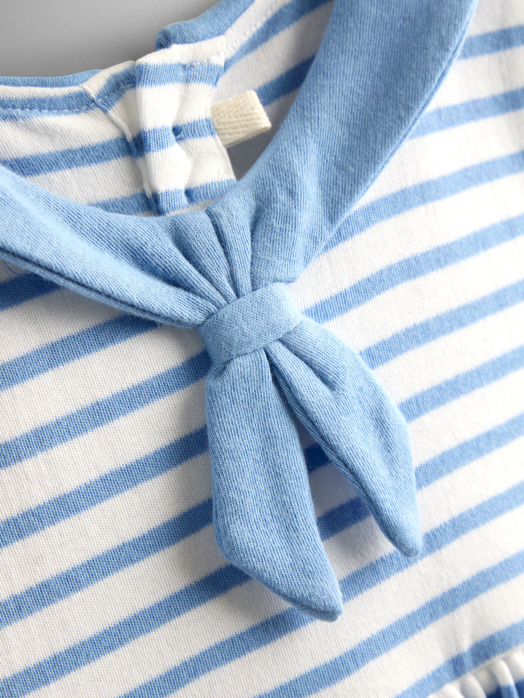 Blue Short Sleeve Sailor Dress - Image 3 of 4