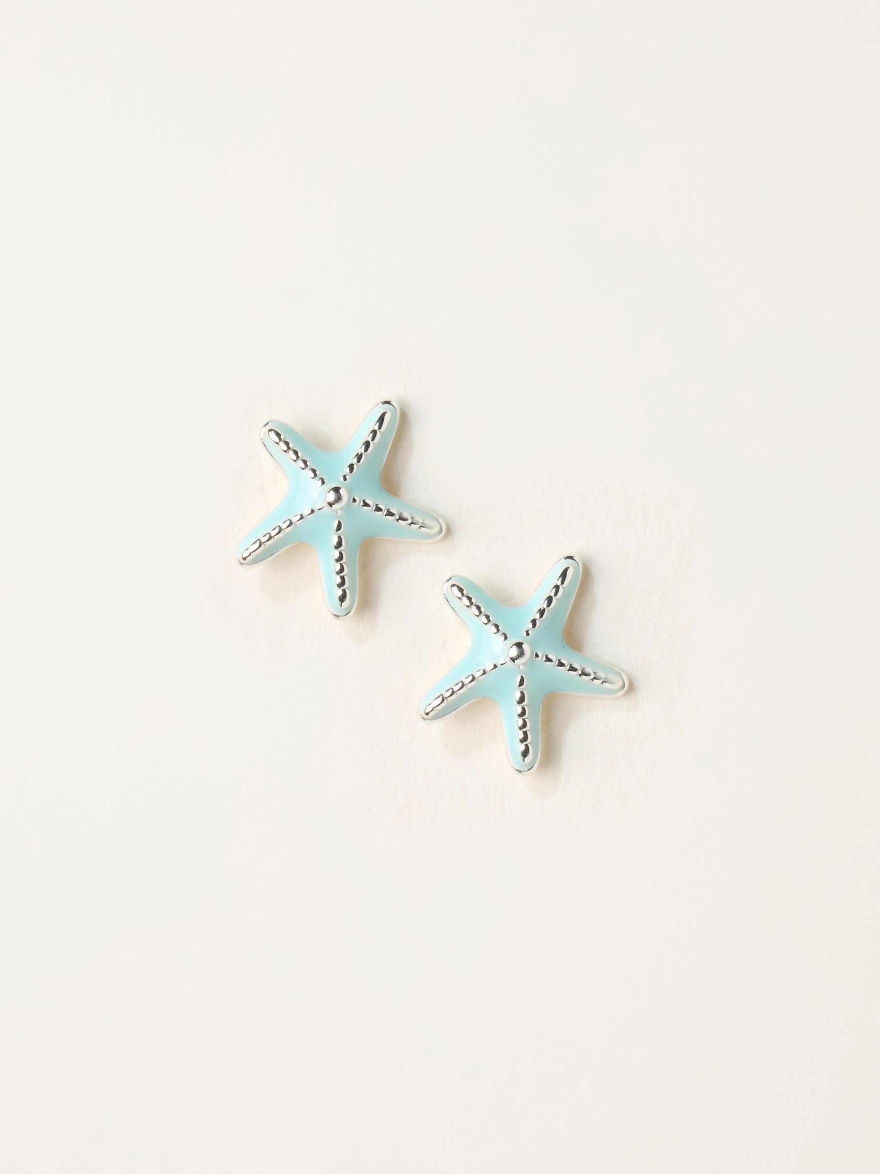 Blue Starfish Stud Earrings - Image 1 of 2