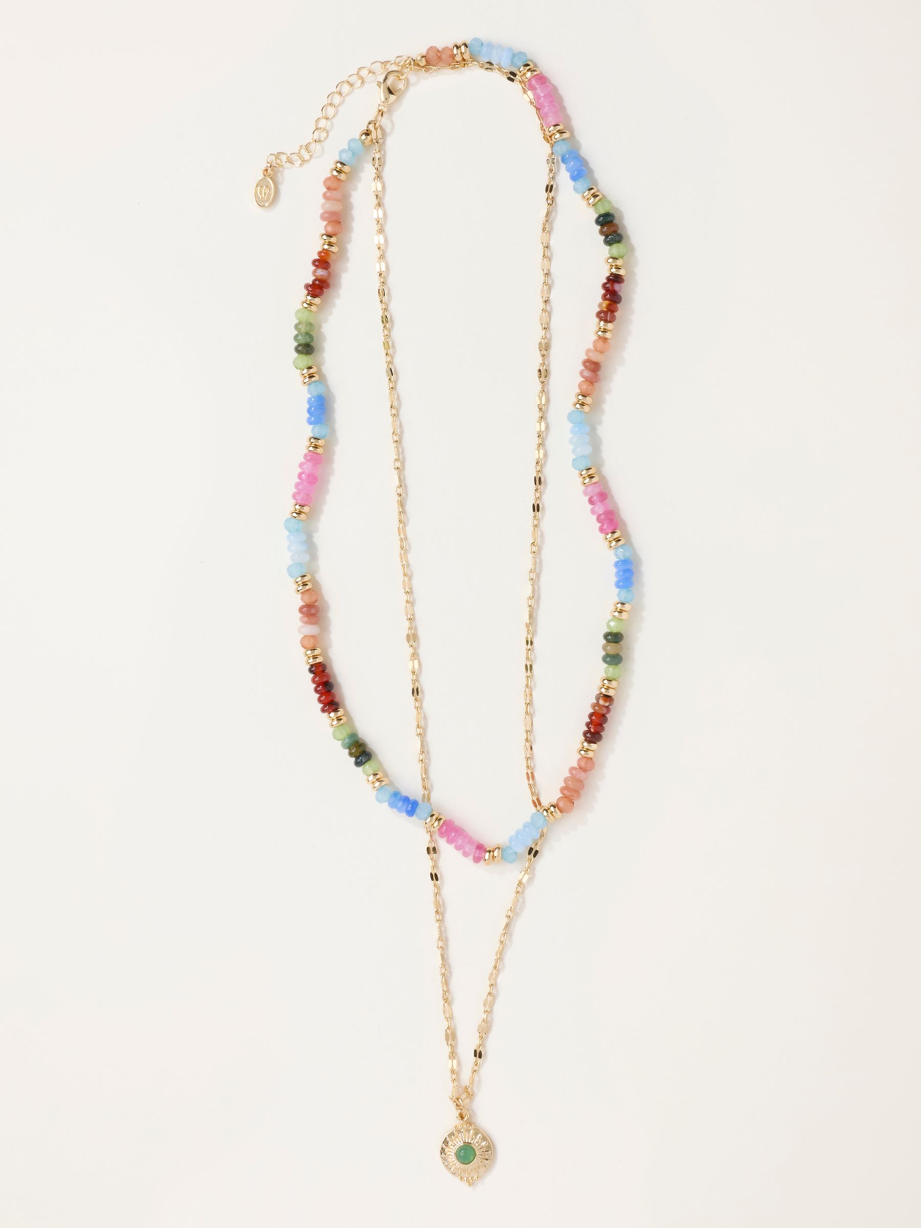 Multi Layered Beaded Necklace - Image 1 of 2
