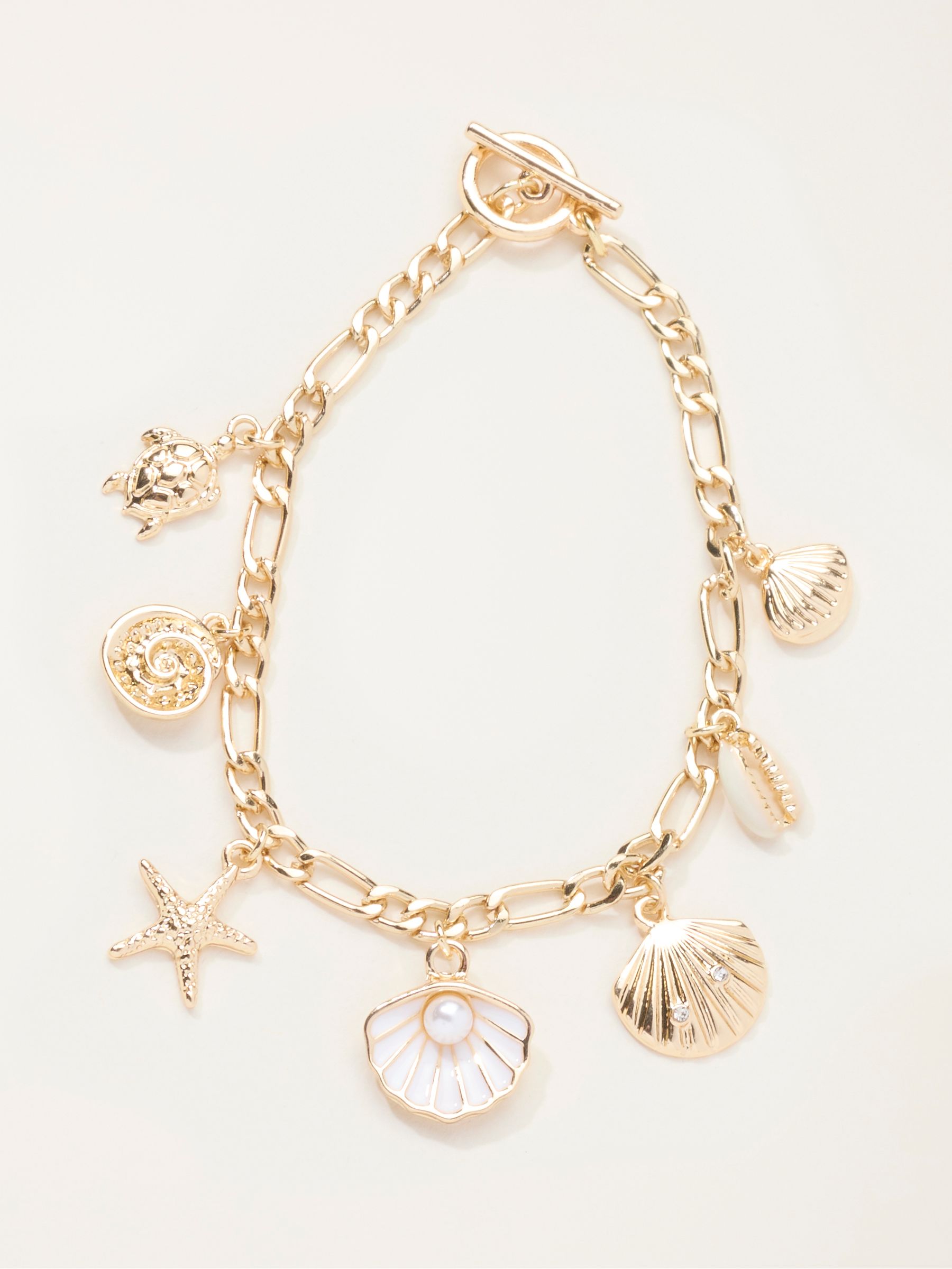 Gold Tone Charm Bracelet - Image 1 of 2