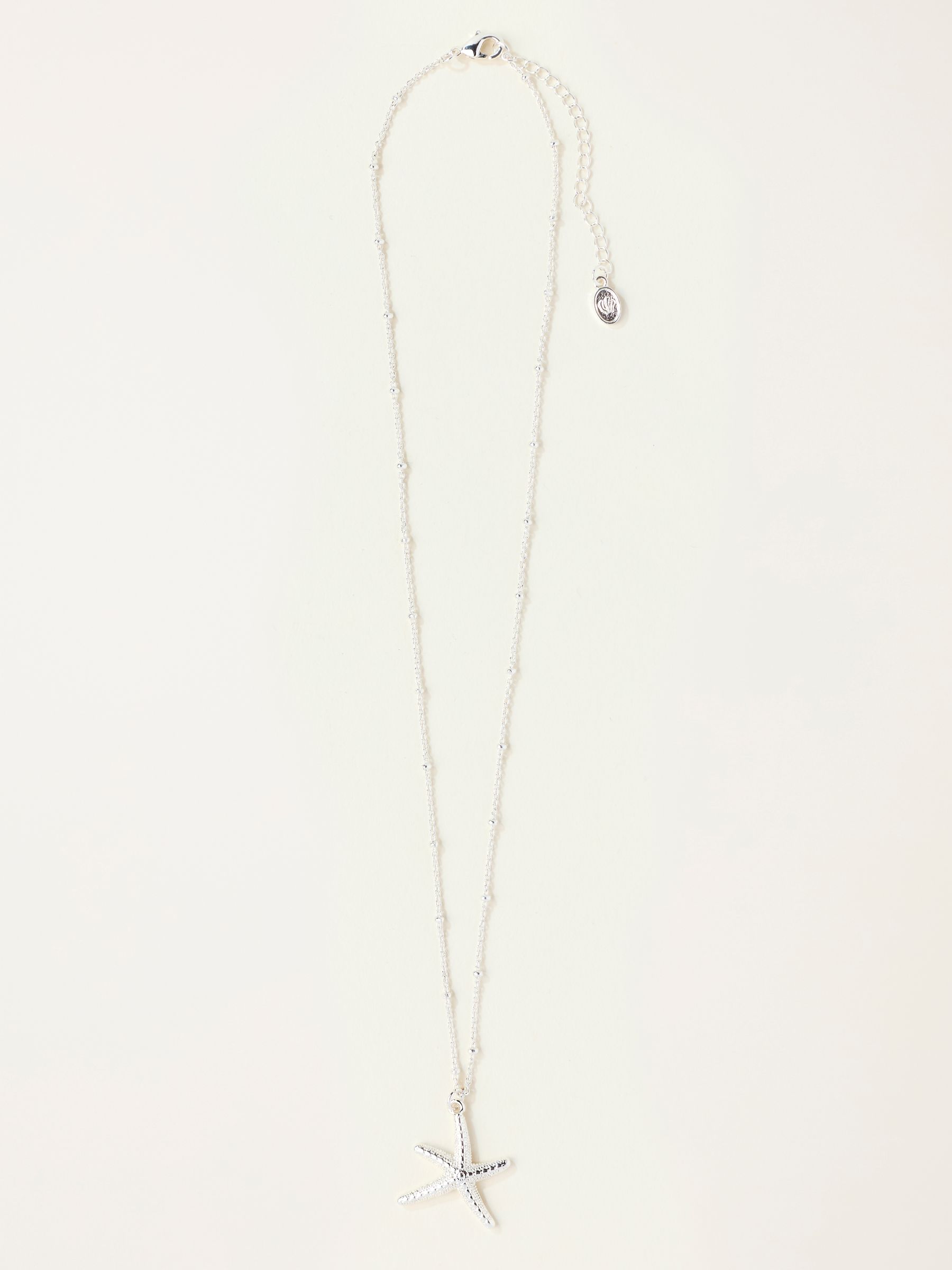 Silver Tone Large Starfish Necklace - Image 1 of 2