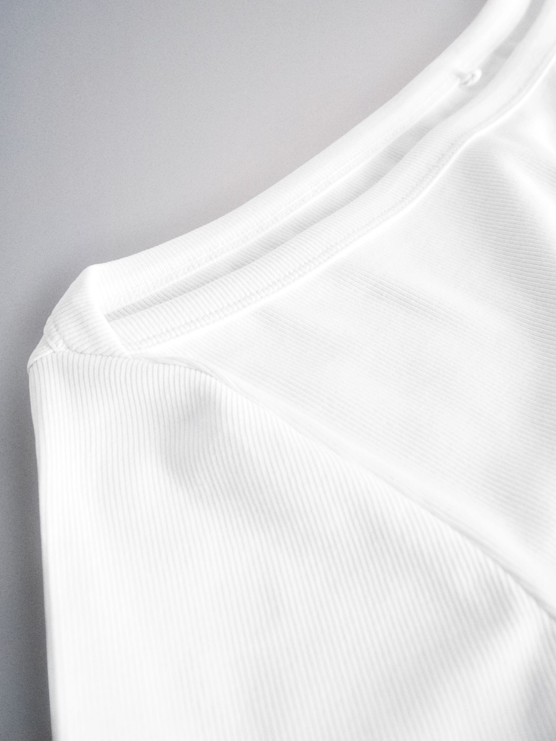 3 Pack Elbow Sleeve Ribbed Boat Neck Tops Navy/Stripe/White - Image 6 of 6