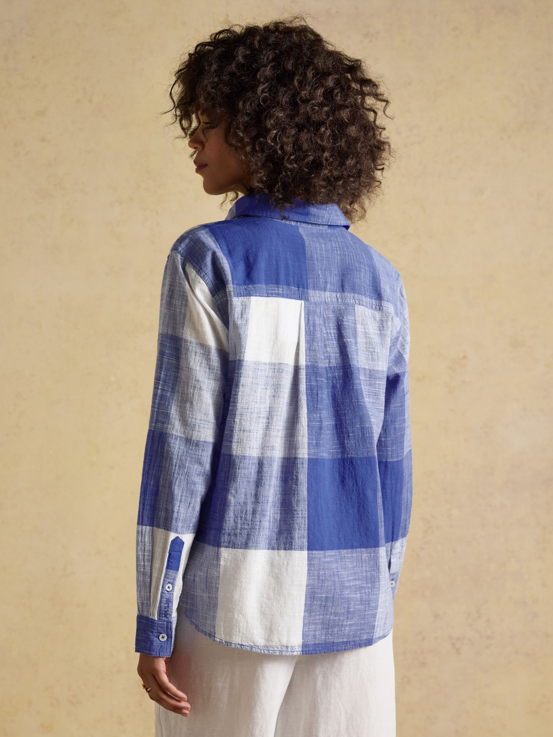 Eva Blue Check Long Sleeved Shirt - Image 2 of 10