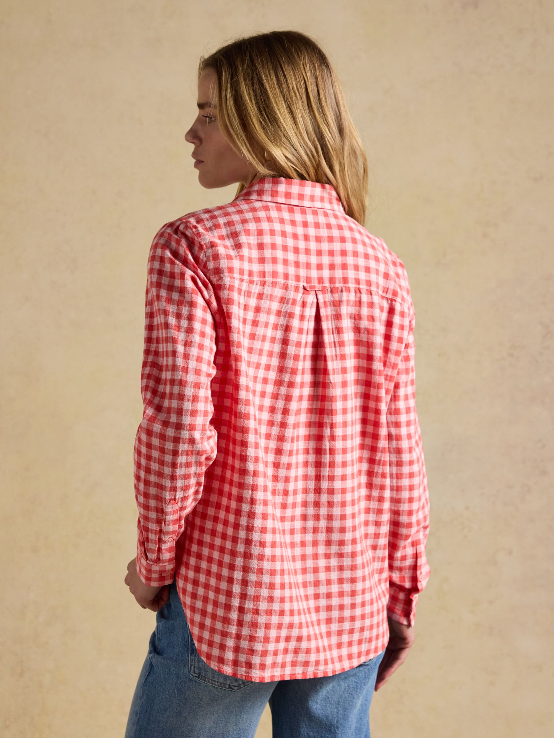 Ida Gingham Long Sleeve Cotton Shirt - Image 2 of 8