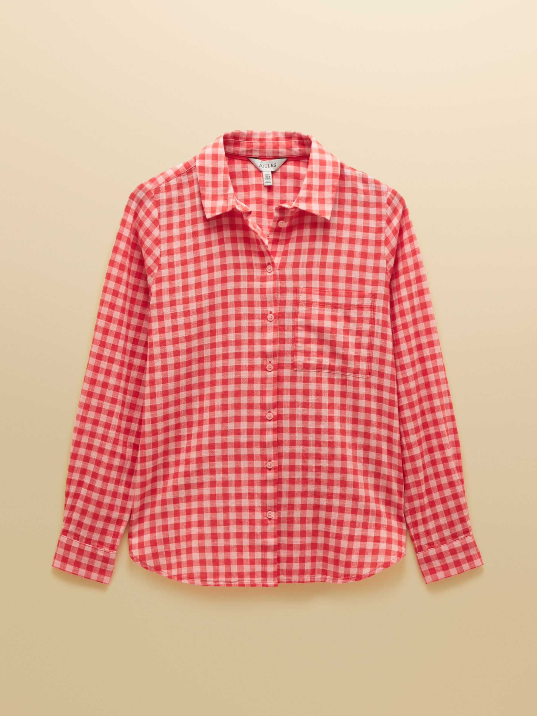 Ida Gingham Long Sleeve Cotton Shirt - Image 8 of 8