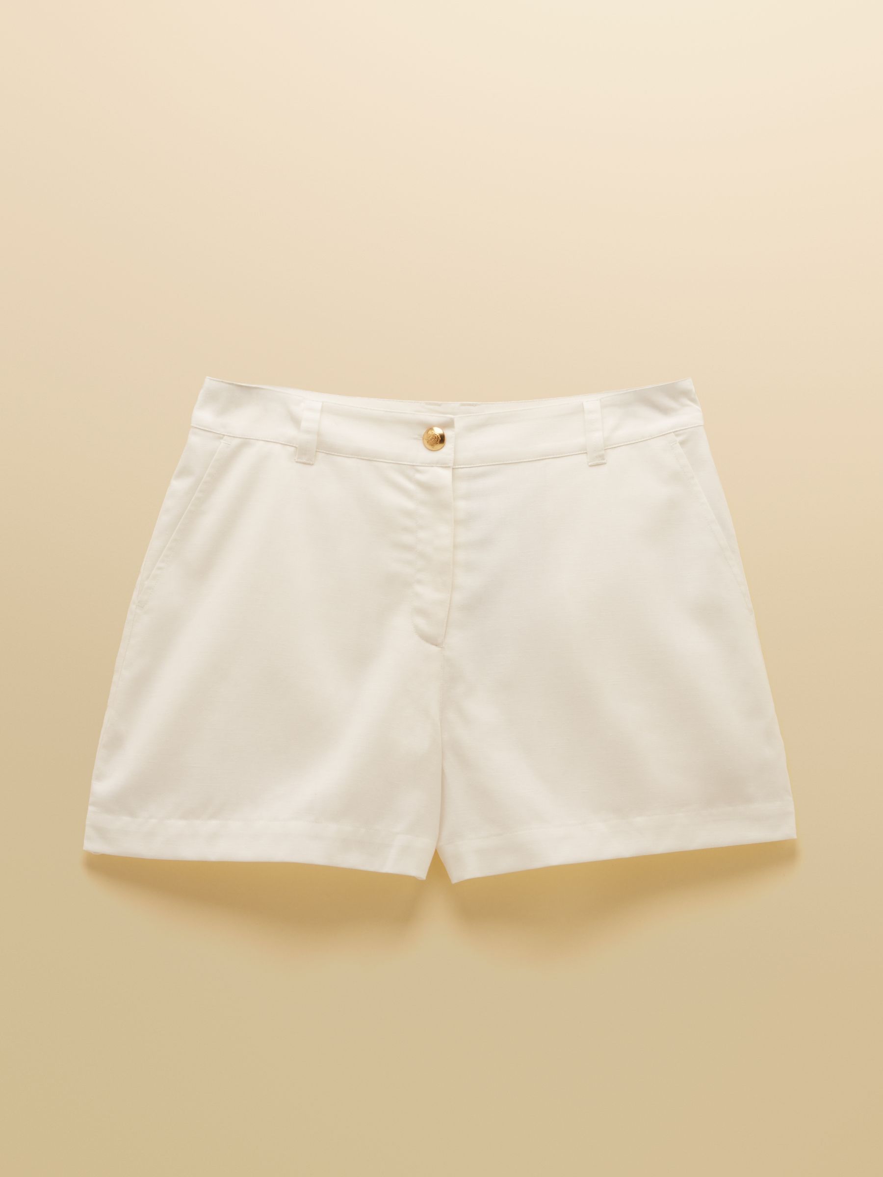 White Buttoned Tailored Short - Image 9 of 9