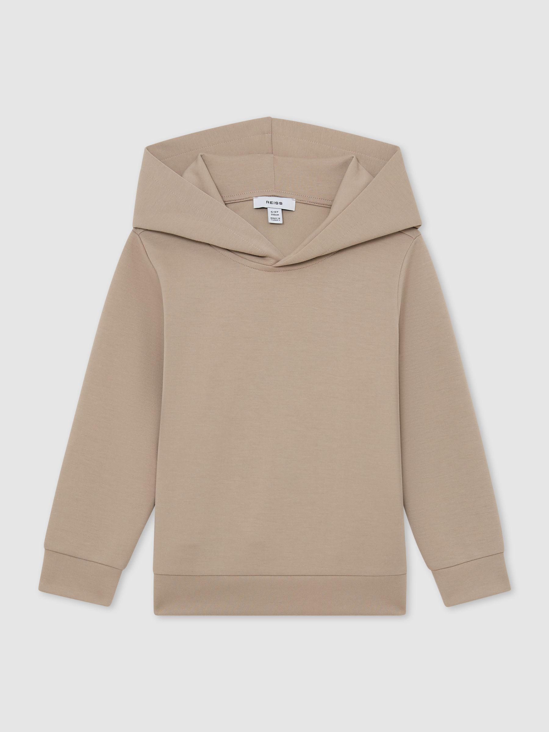 Interlock Jersey Hoodie in Stone - Image 2 of 3