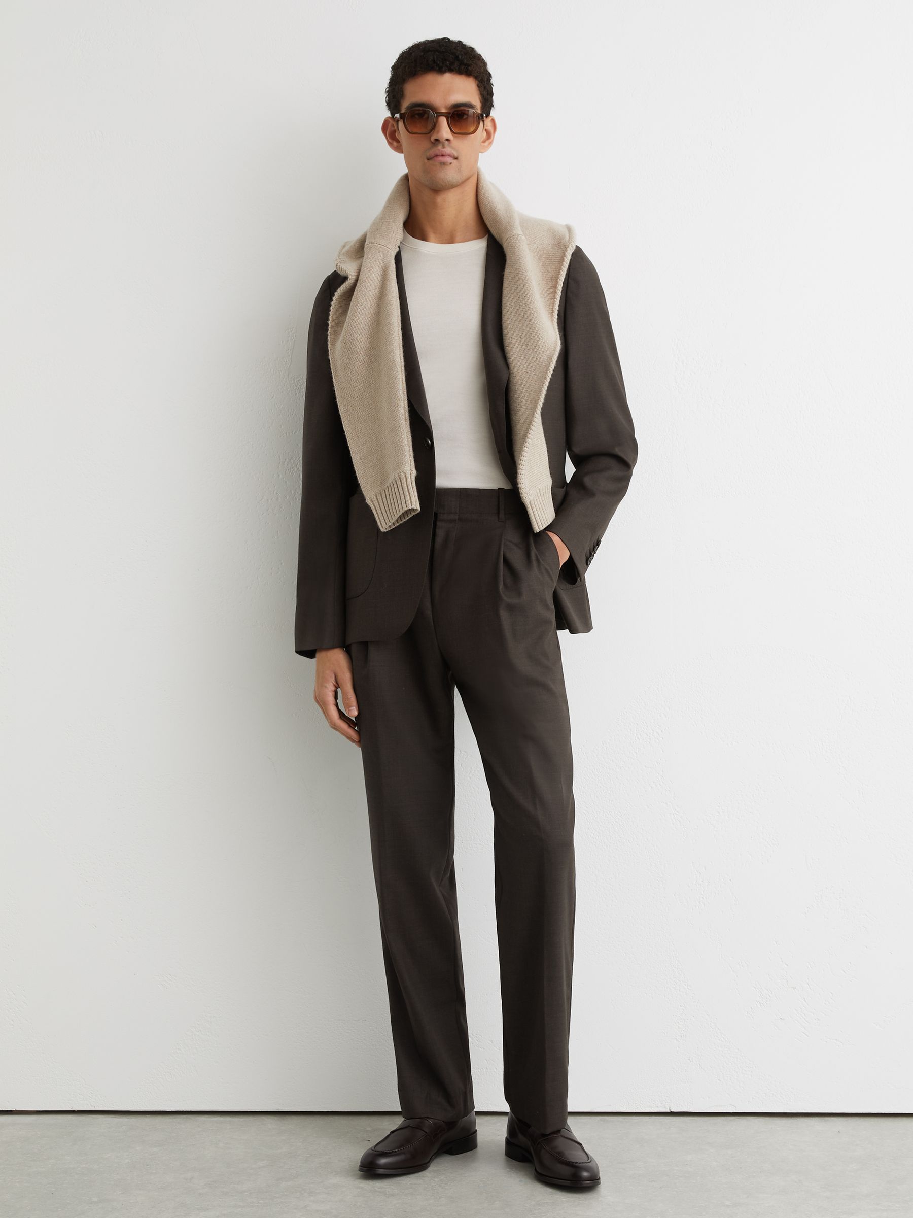 Suit Trousers in Brown - Image 1 of 6 Suit Trousers in Brown - Image 1 of 6