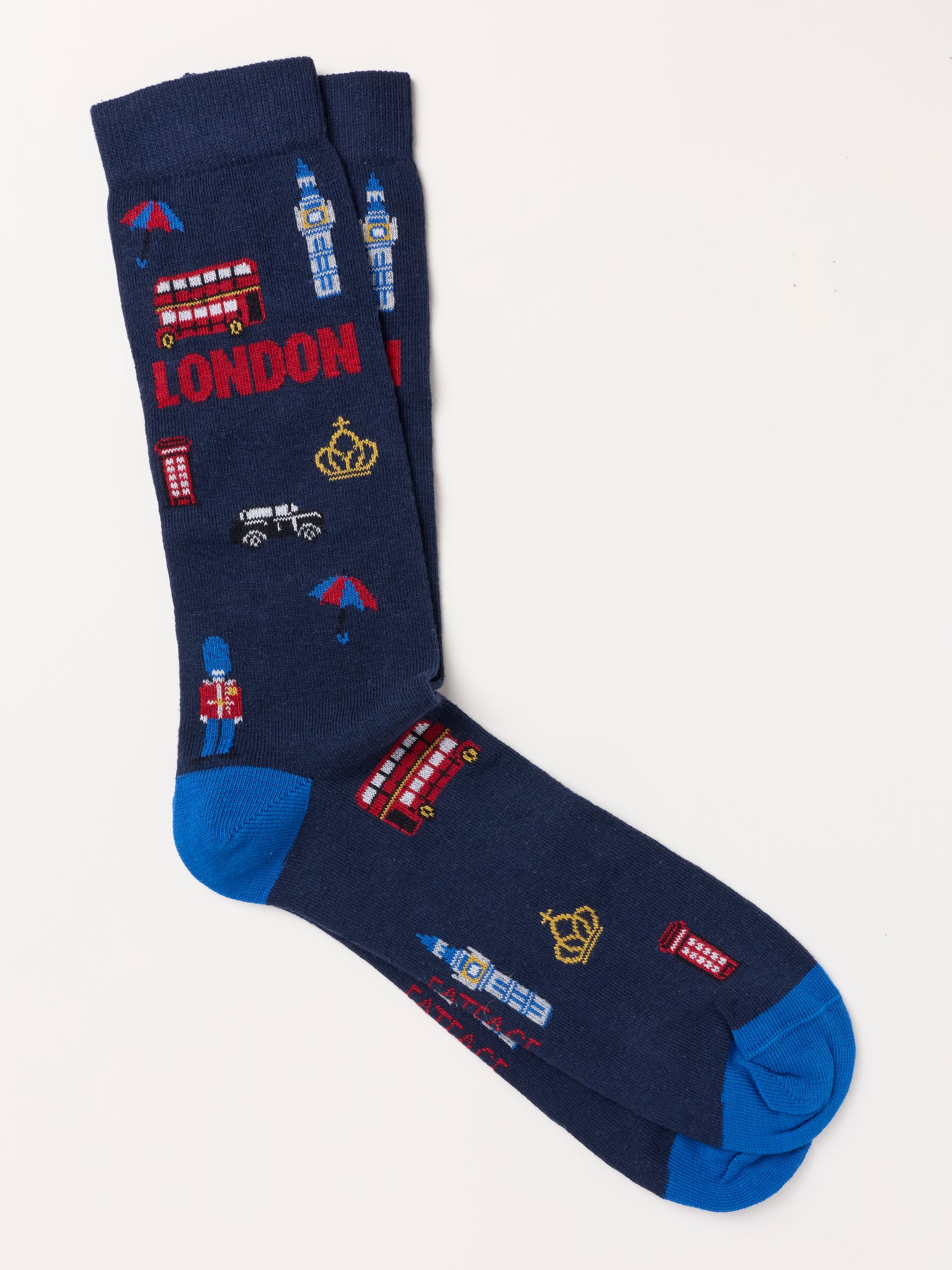 London Socks in Navy - Image 1 of 2