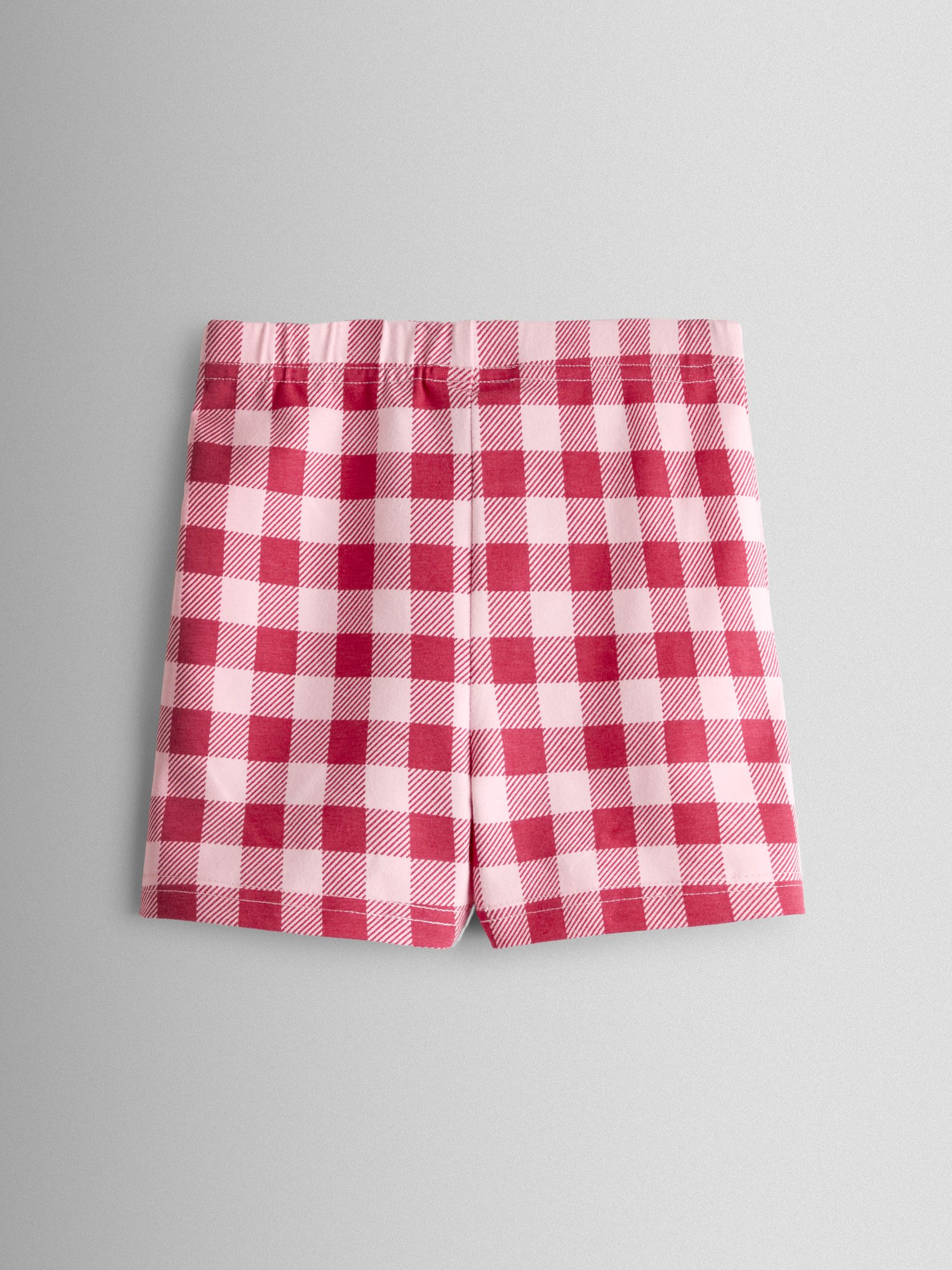 Pink Berry Friends T-Shirt & Gingham Short Set - Image 5 of 6