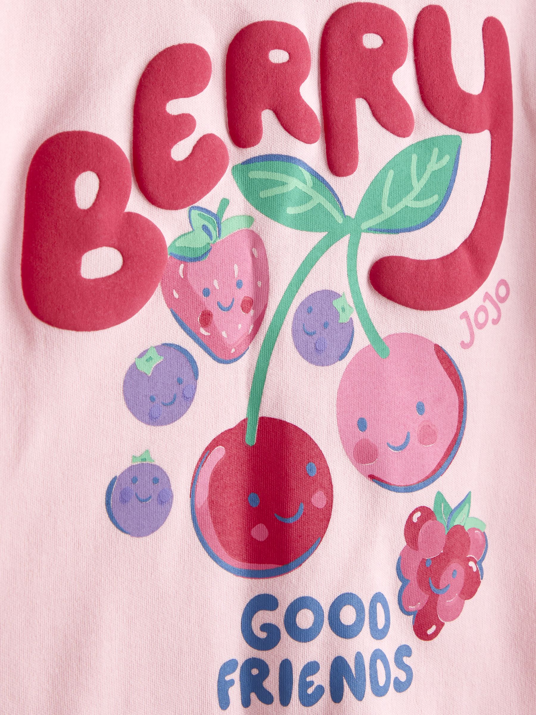 Pink Berry Friends T-Shirt & Gingham Short Set - Image 6 of 6