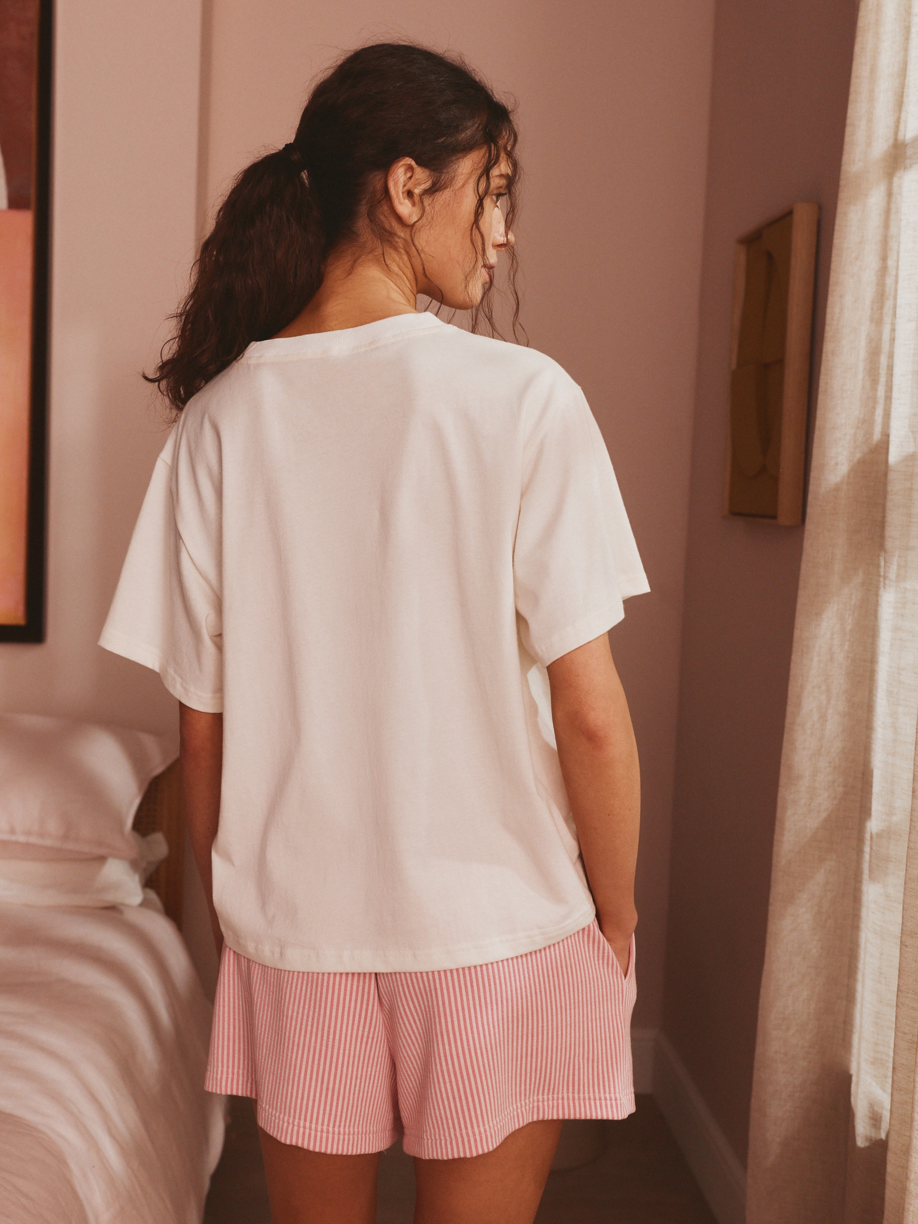 Pink Toucan Short Pyjamas Set - Image 3 of 4