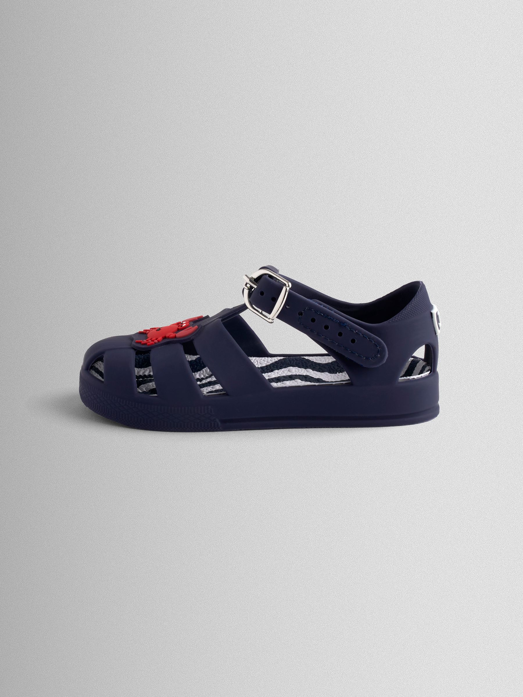 Crab Navy Blue Jelly Sandals - Image 4 of 5