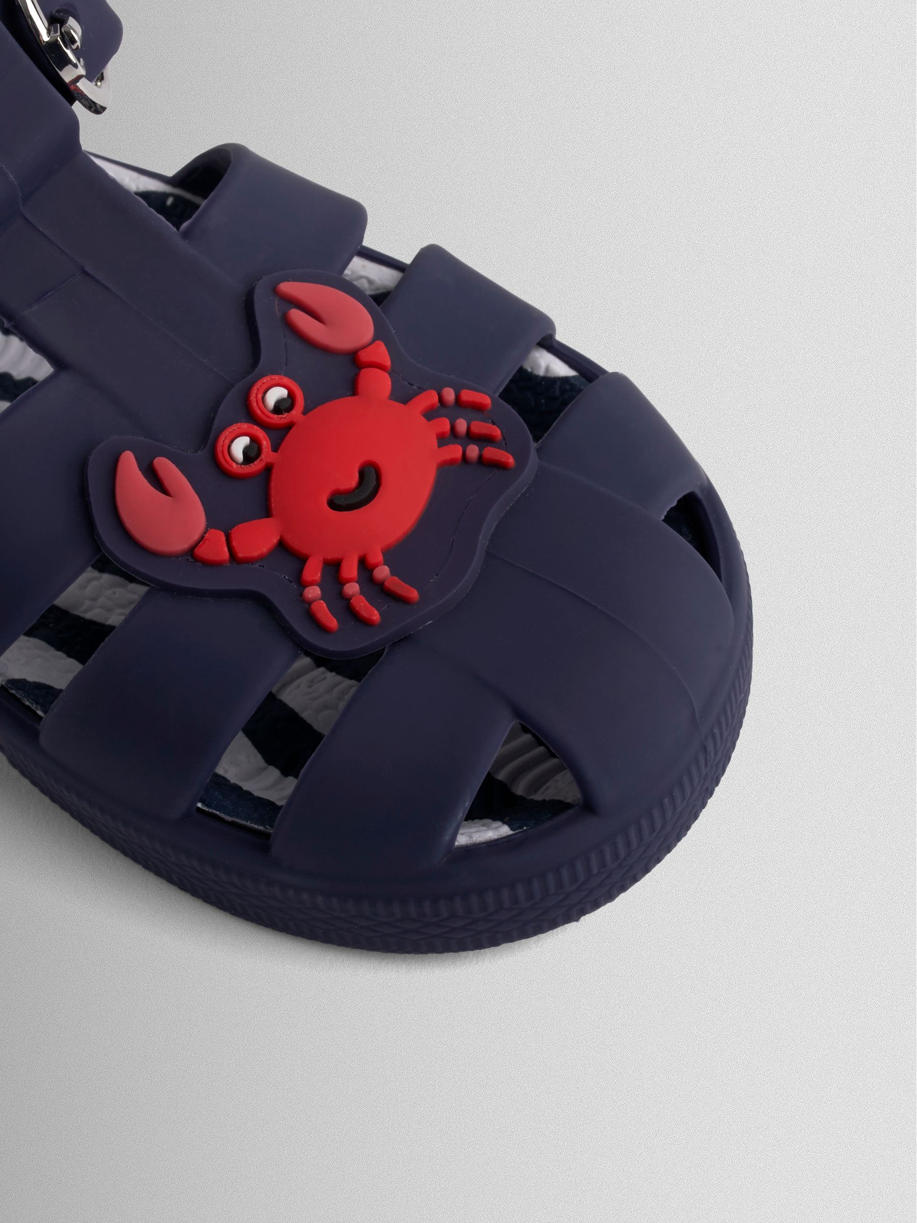 Crab Navy Blue Jelly Sandals - Image 5 of 5