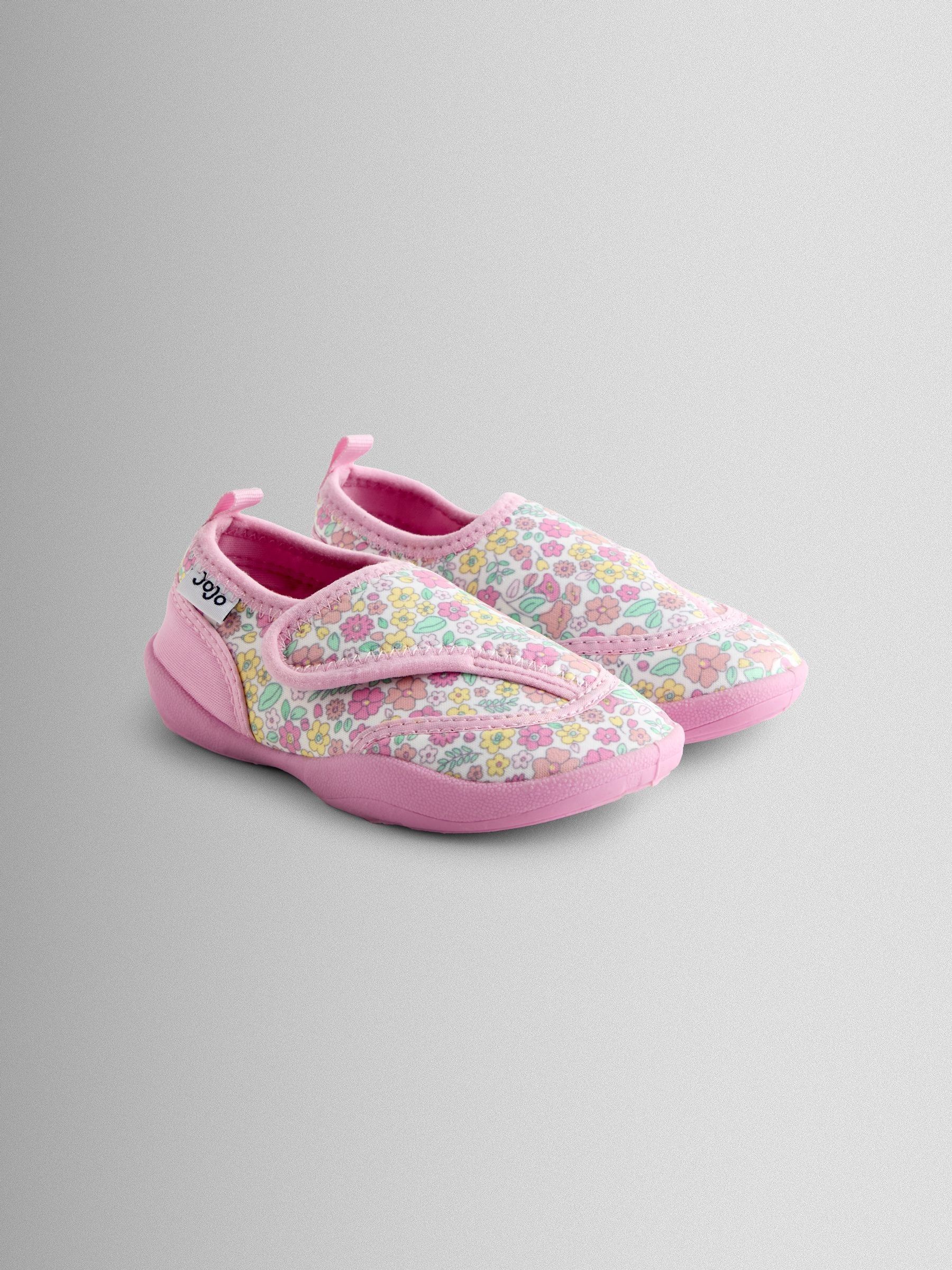 Pink Ditsy Floral Beach And Swim Sandals - Image 1 of 4