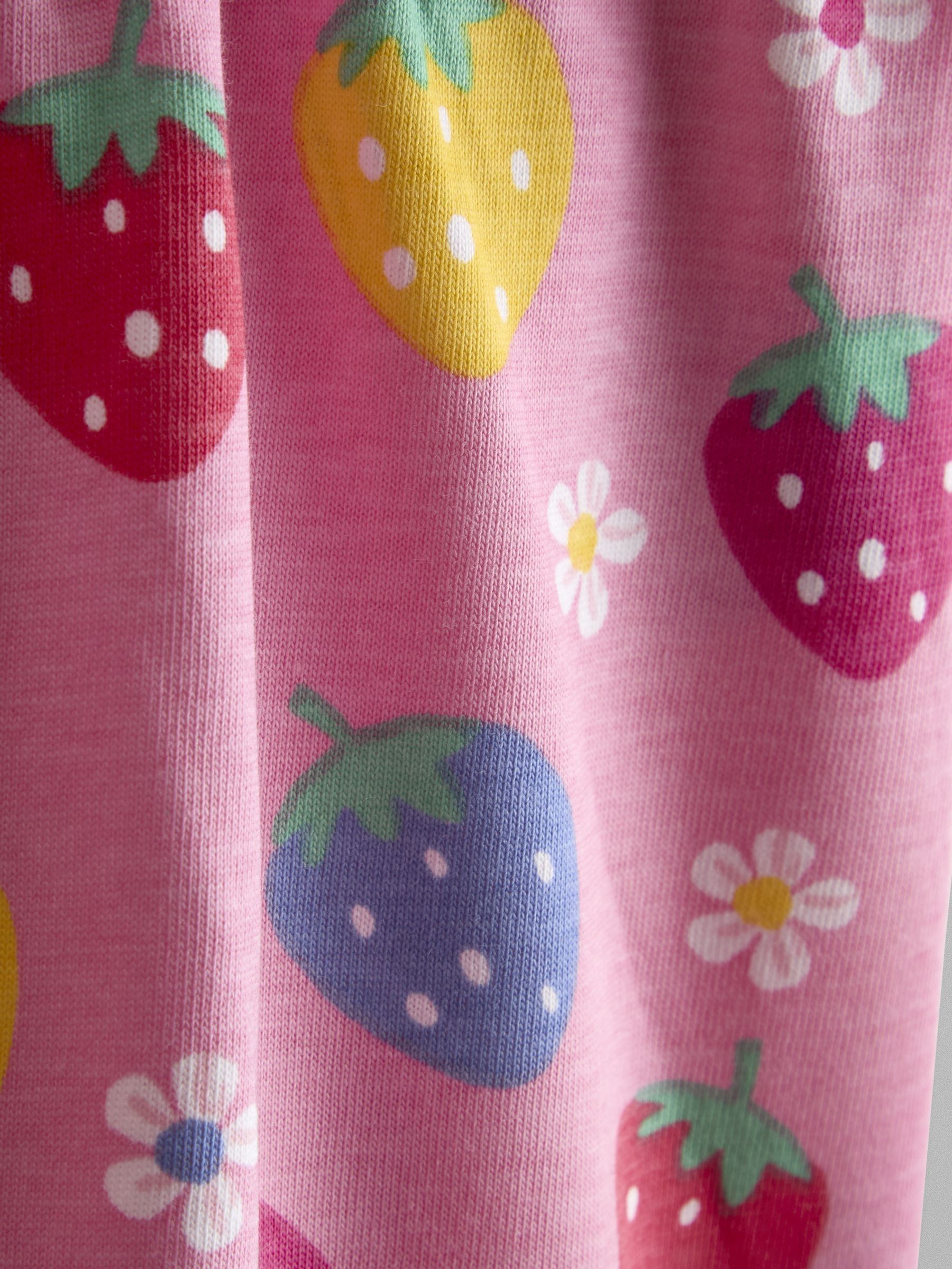 Pink Strawberry 2-Pack Frill Sleeve T-shirt - Image 7 of 7