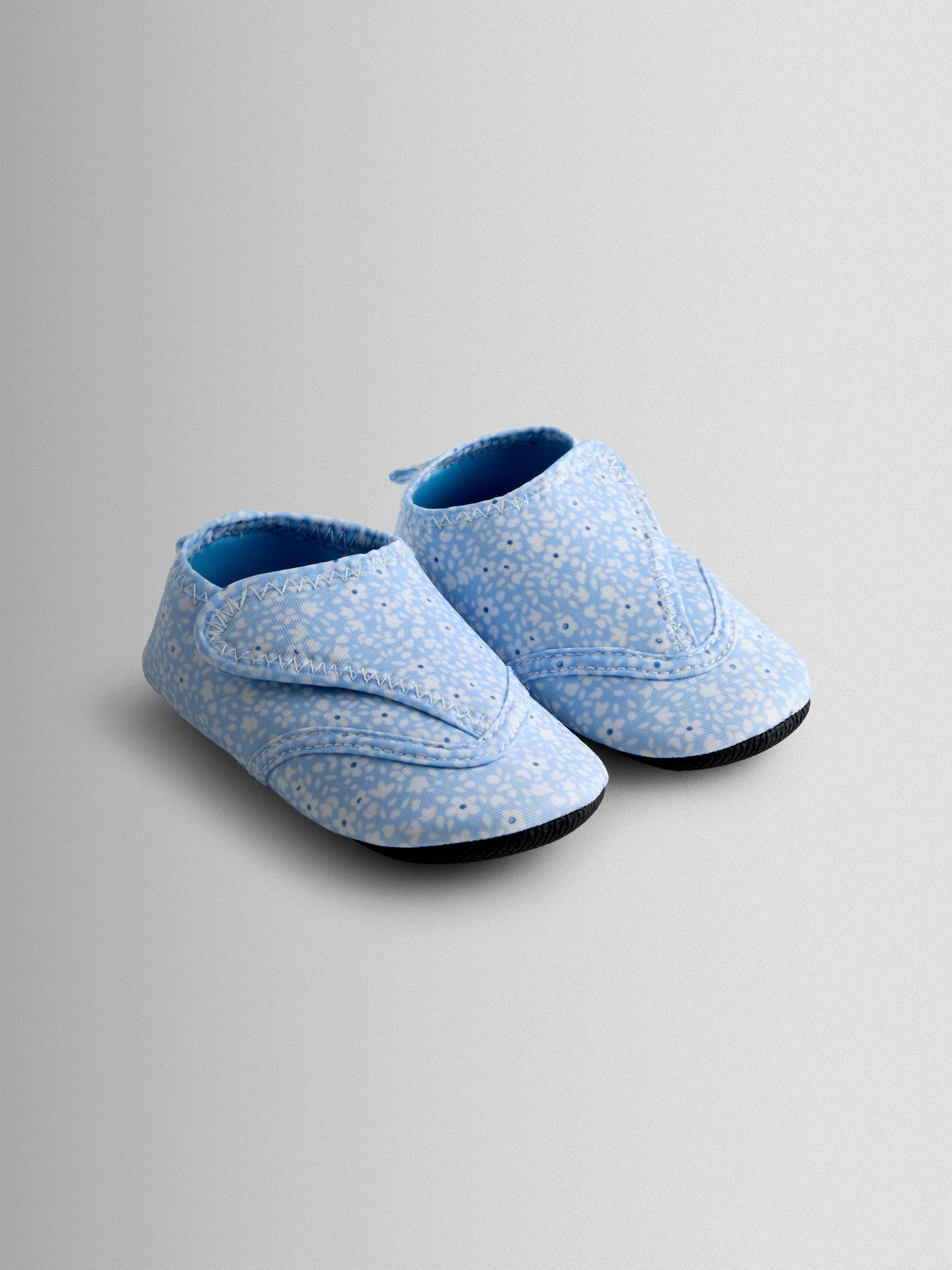 Blue Ditsy Beach & Swim Booties - Image 1 of 4