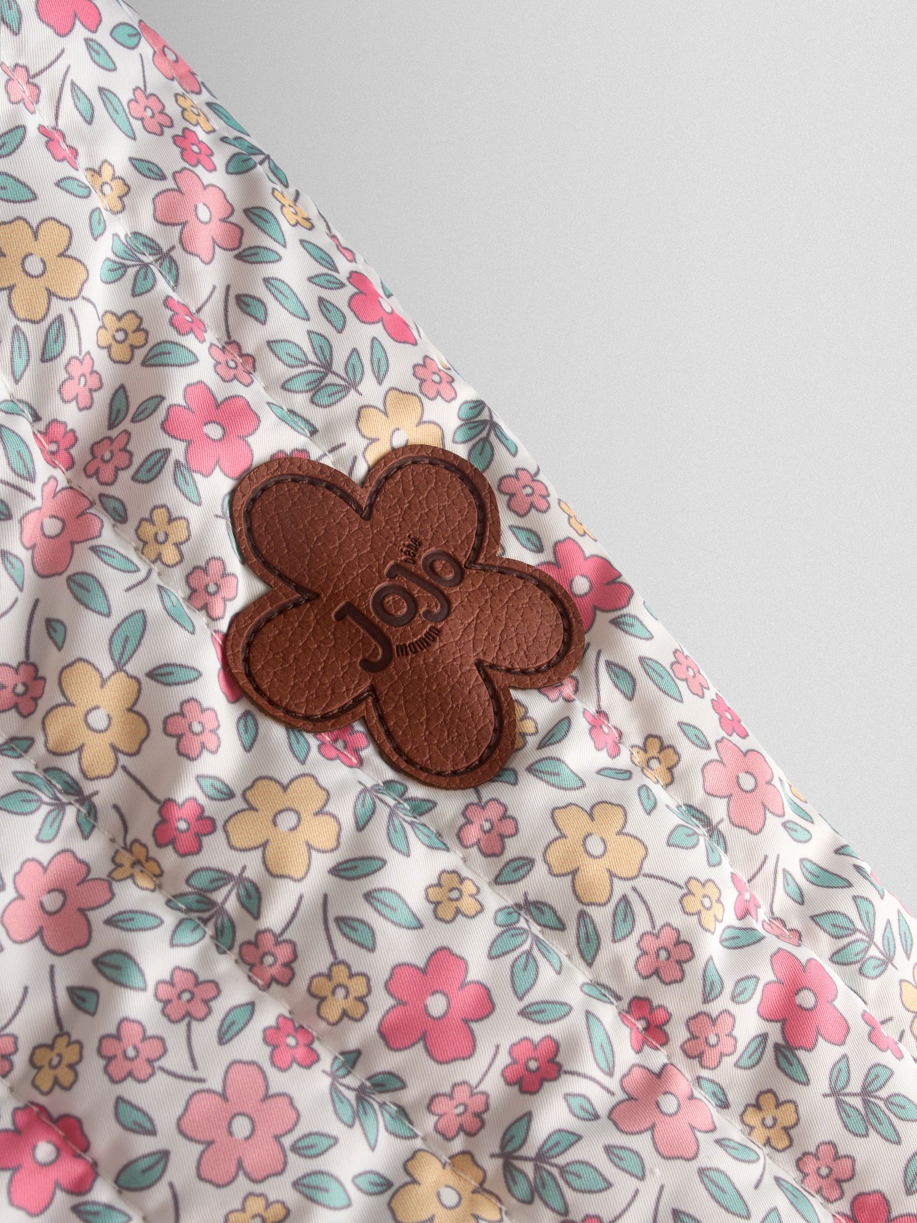 Cream Ditsy Floral Quilted Jacket - Image 10 of 10 Cream Ditsy Floral Quilted Jacket - Image 10 of 10