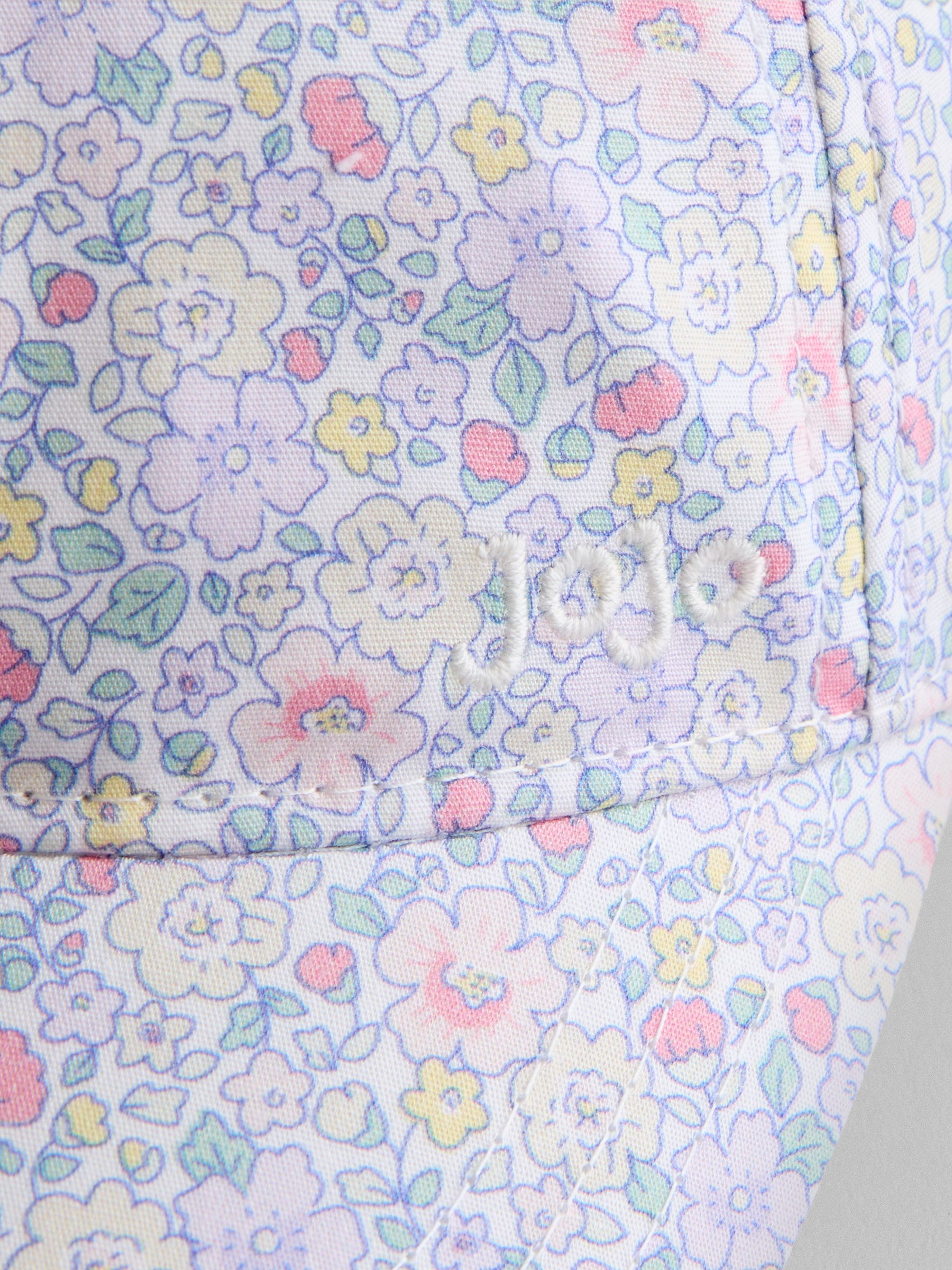 Lilac Floral Cap With Bow - Image 4 of 4