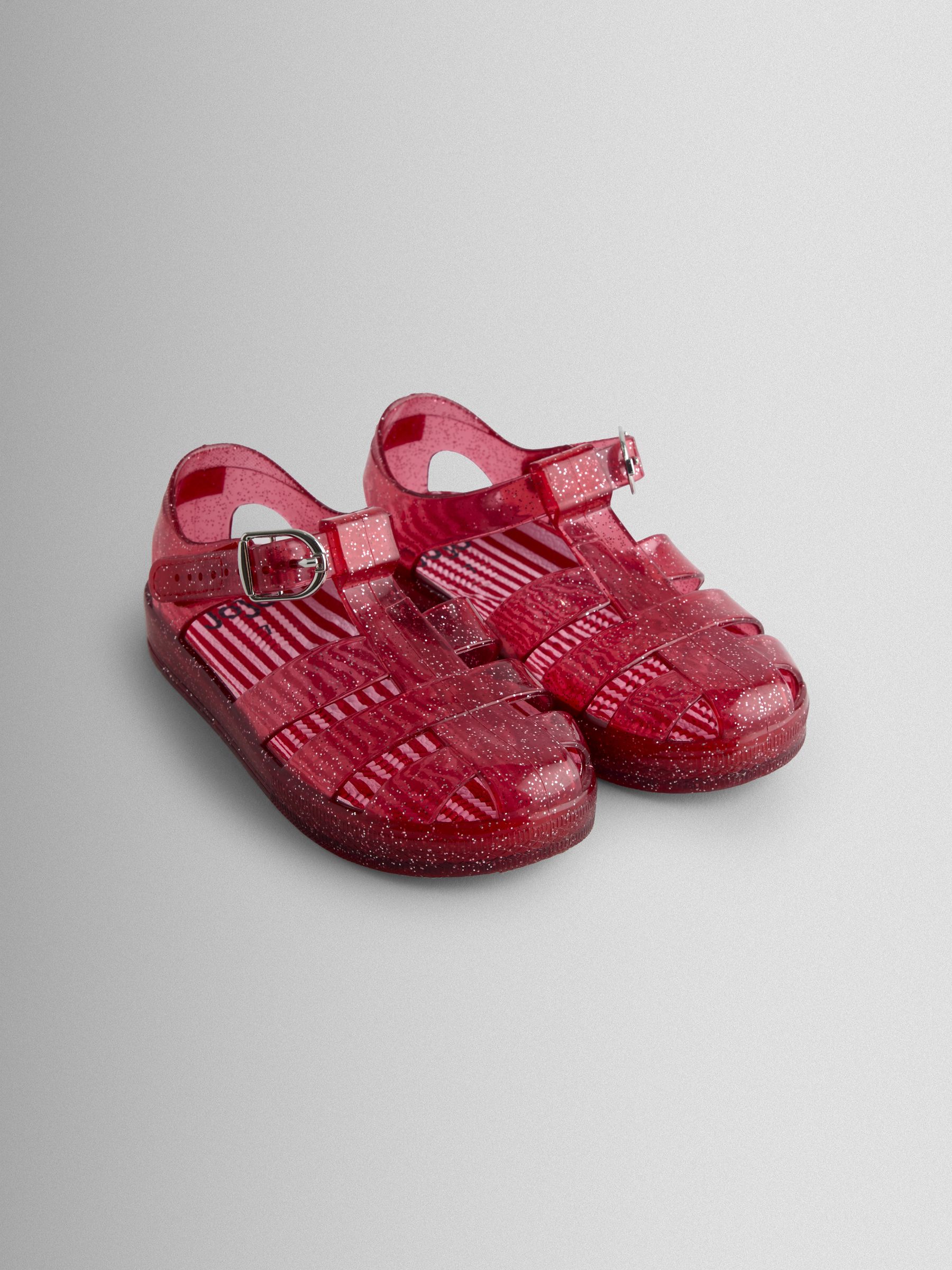 Pink Gingham Jelly Sandal - Image 1 of 3