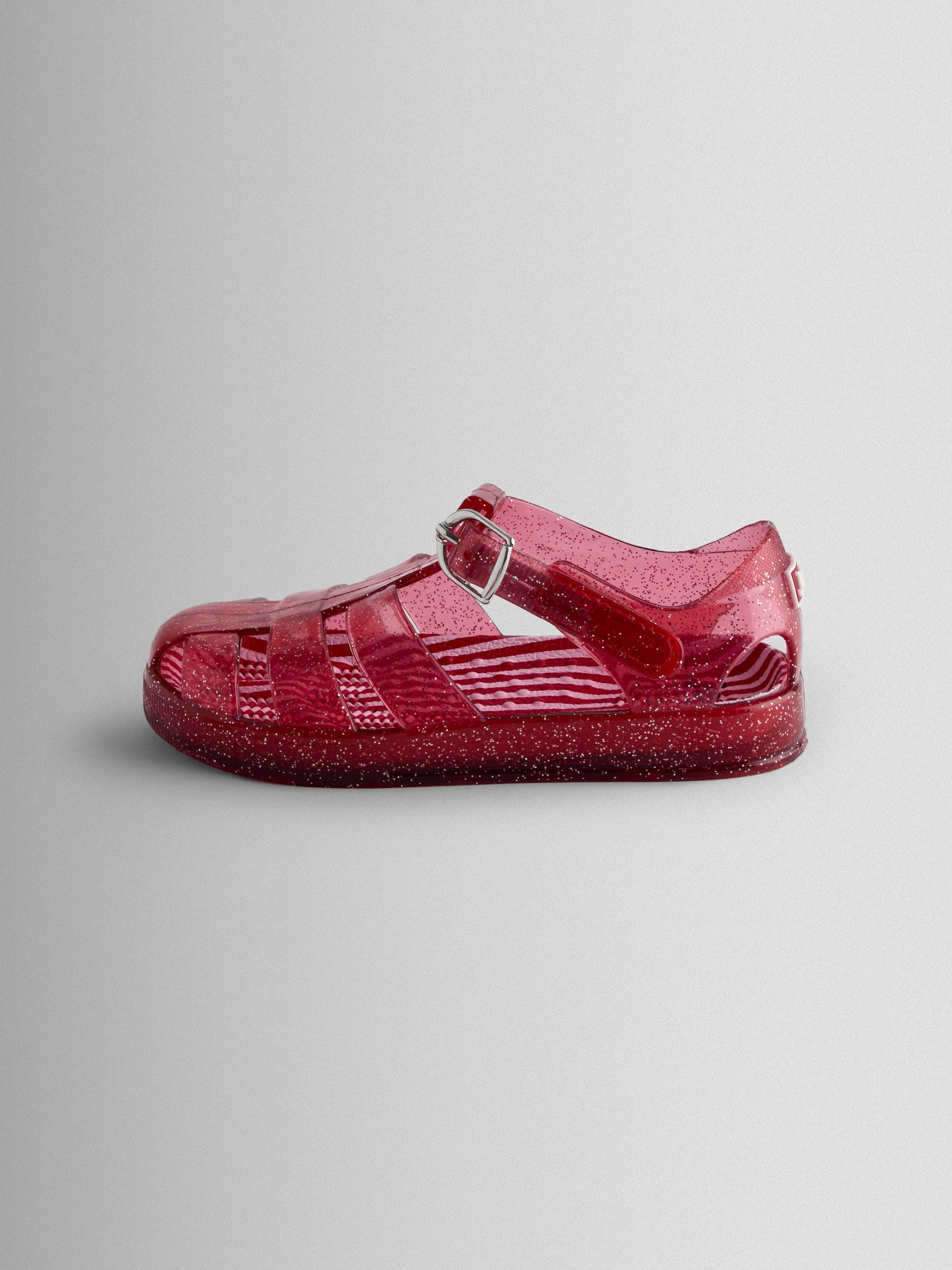 Pink Gingham Jelly Sandal - Image 2 of 3